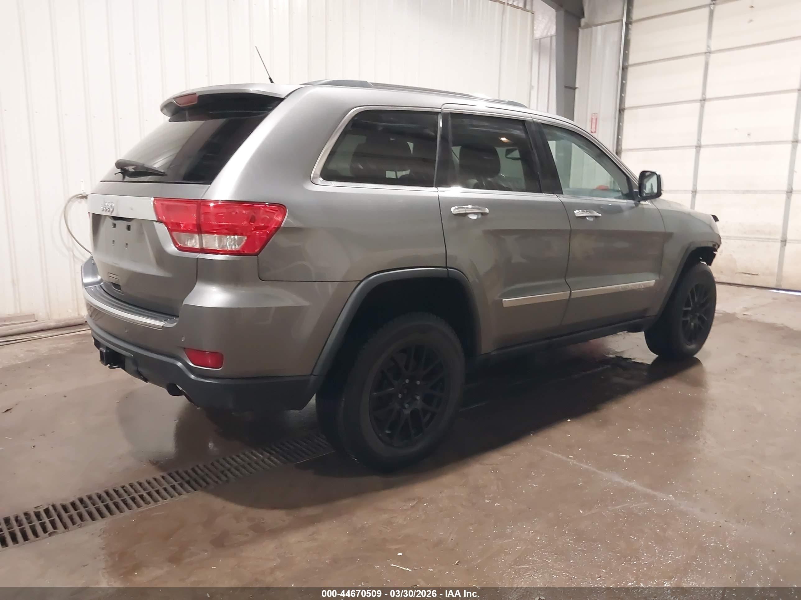 2013 Jeep Grand Cherokee Limited Gray vin: 1C4RJFBG5DC519874