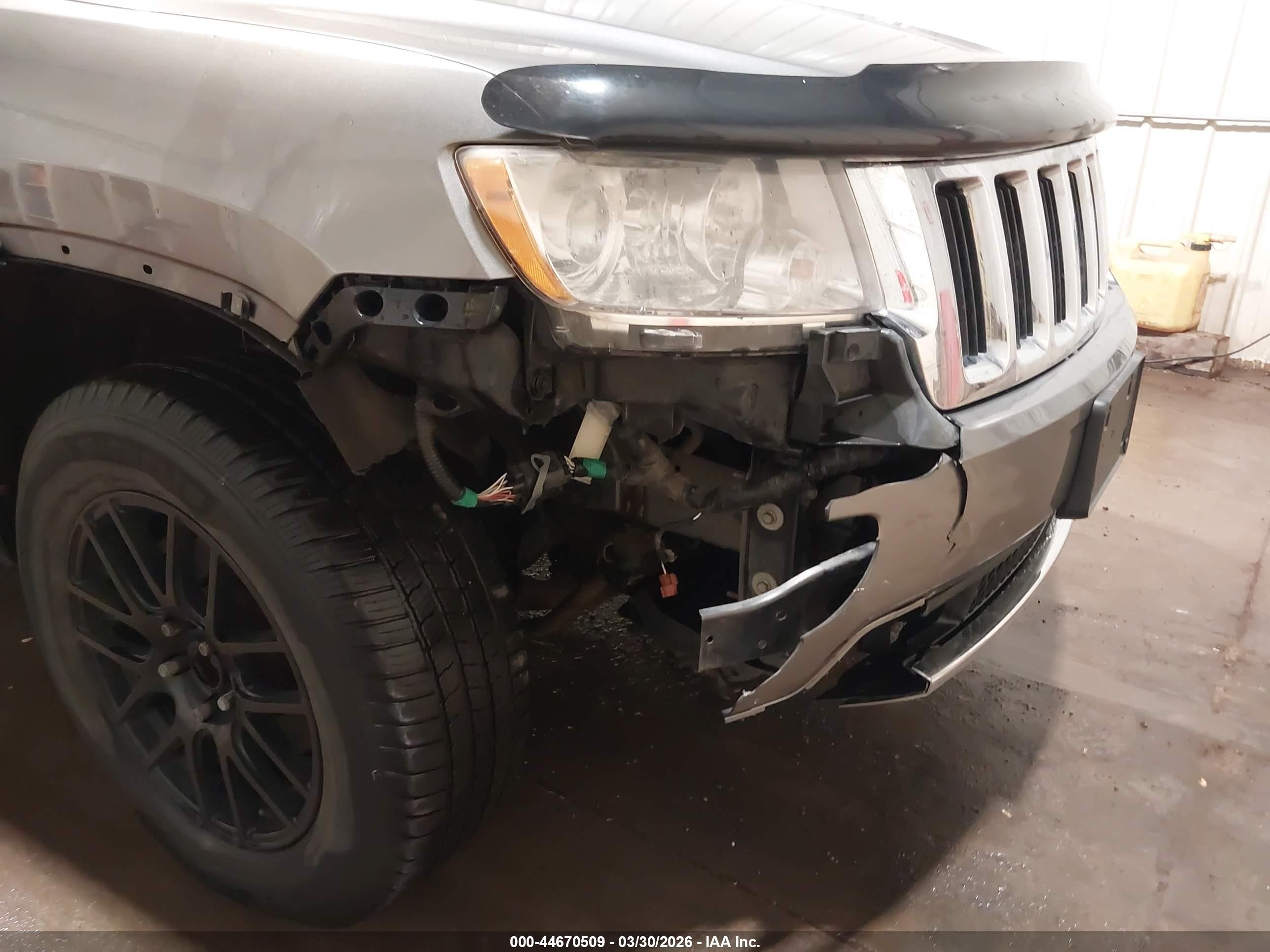 2013 Jeep Grand Cherokee Limited Gray vin: 1C4RJFBG5DC519874