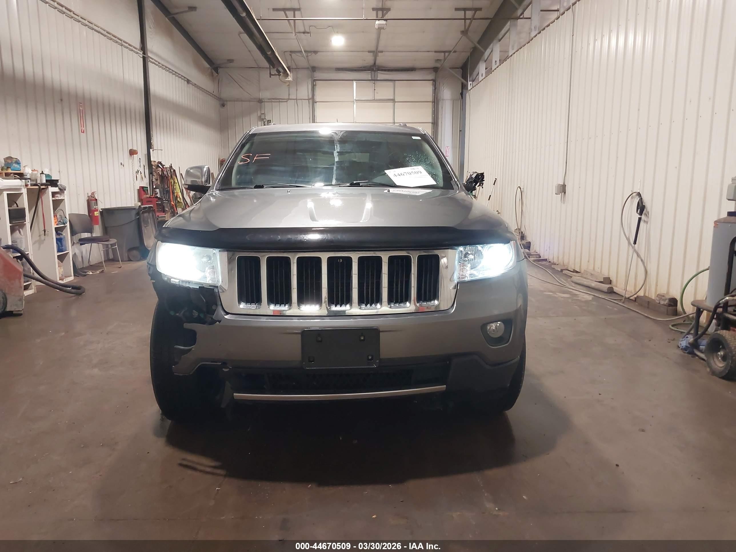 2013 Jeep Grand Cherokee Limited Gray vin: 1C4RJFBG5DC519874