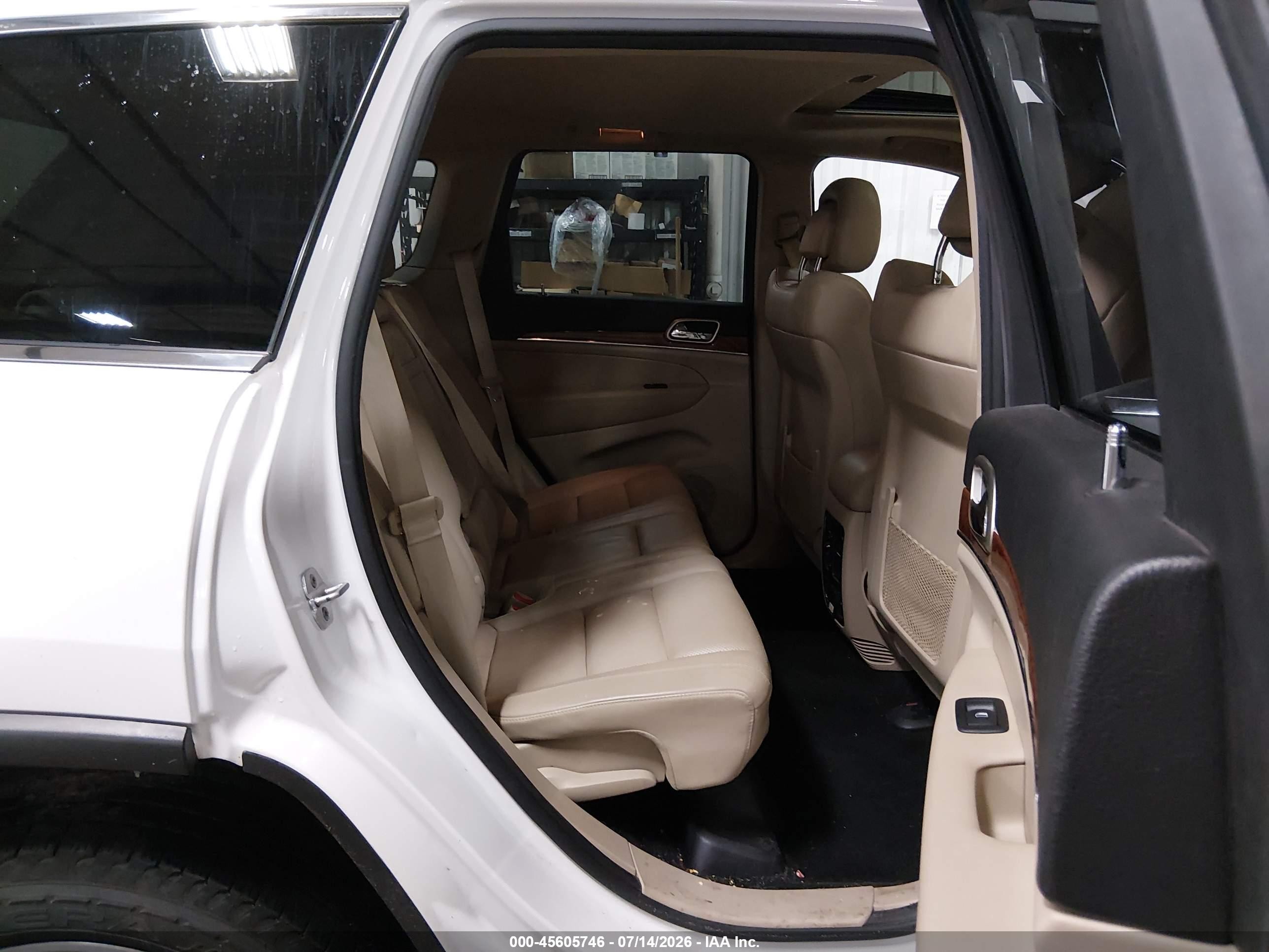 2013 Jeep Grand Cherokee Limited White vin: 1C4RJFBG5DC522998