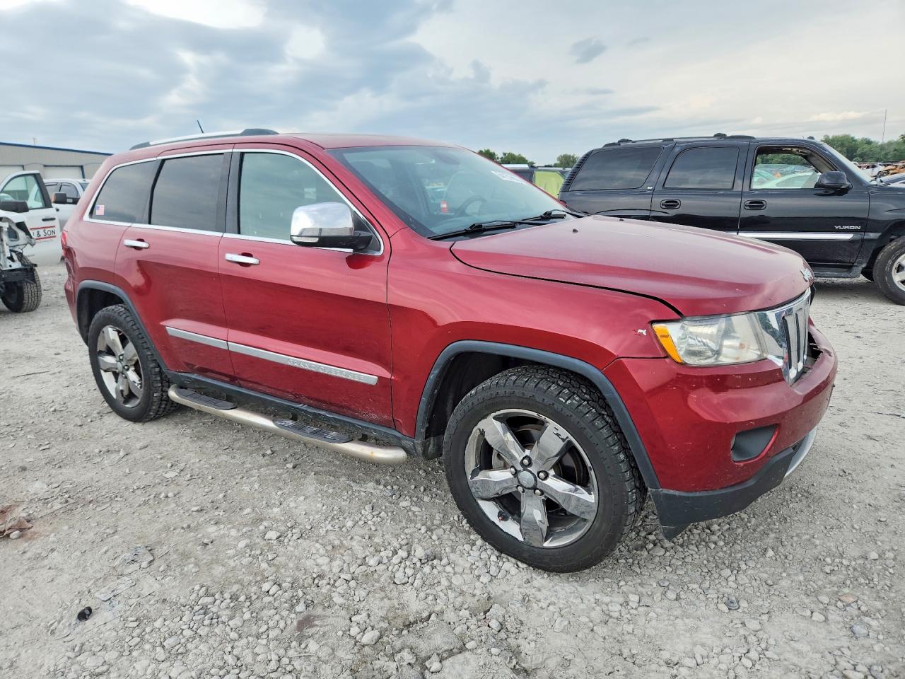 2013 Jeep Grand Cherokee Limited Красный vin: 1C4RJFBG5DC541910