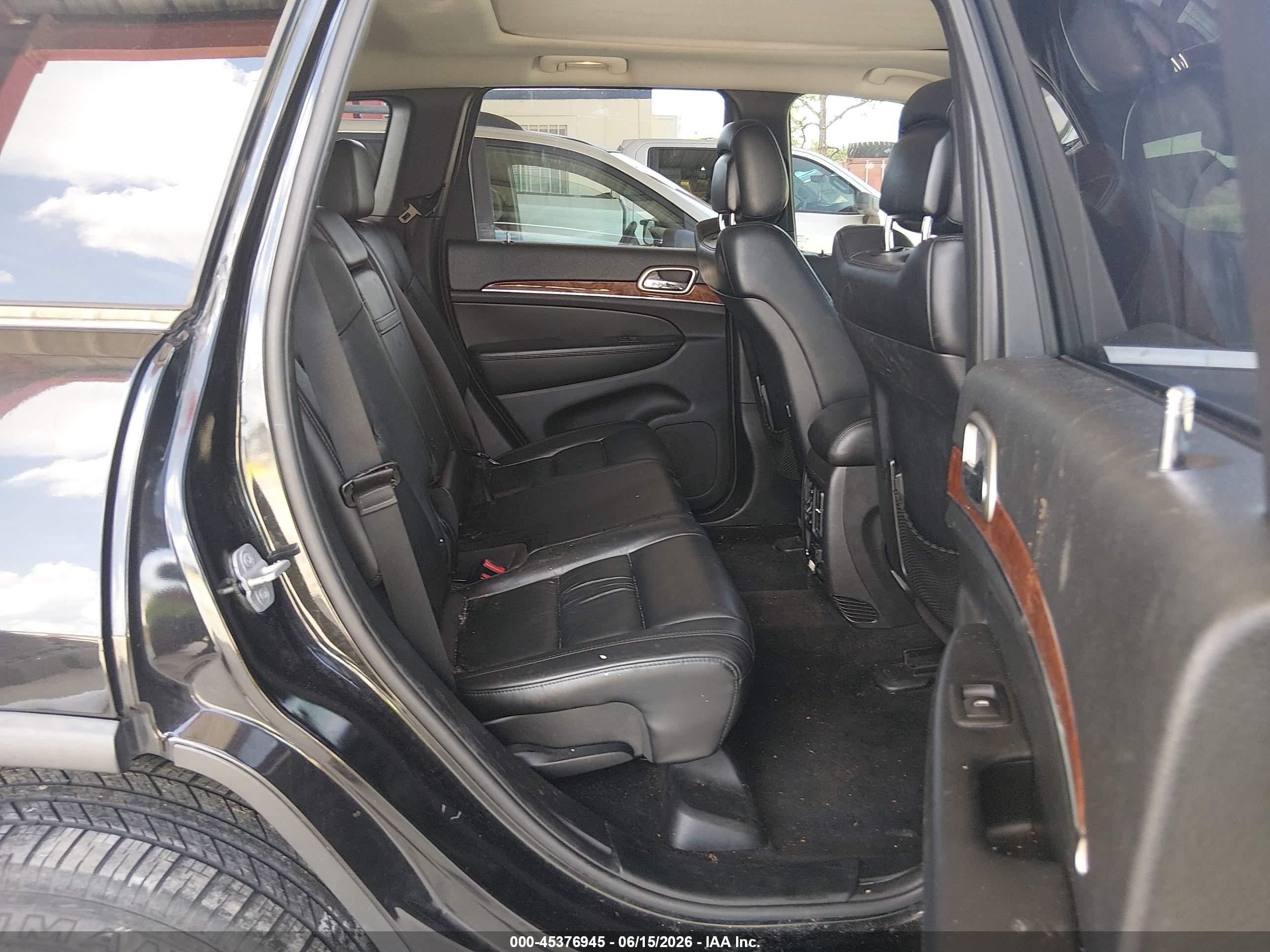 2013 Jeep Grand Cherokee Limited Black vin: 1C4RJFBG5DC638914