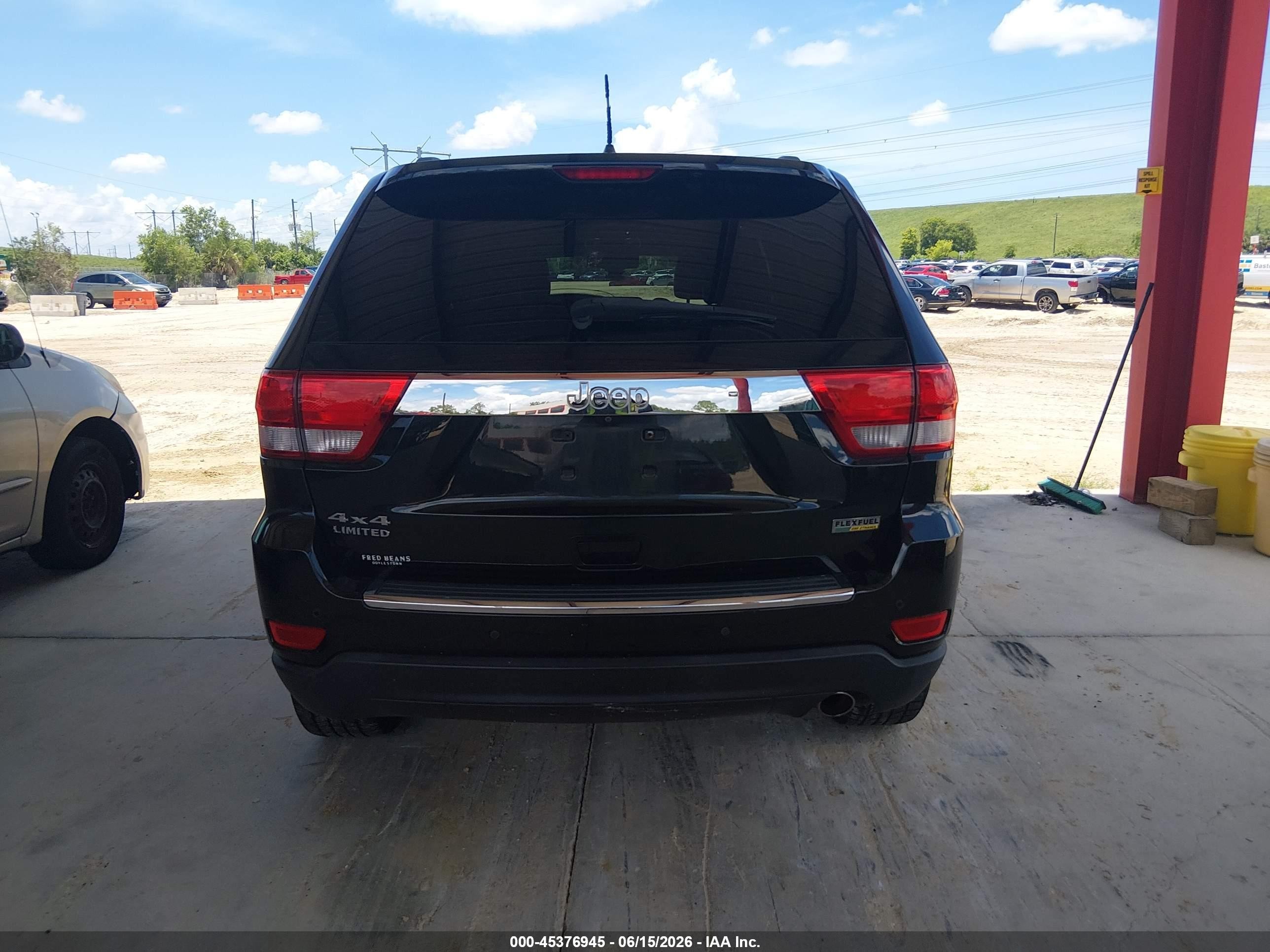 2013 Jeep Grand Cherokee Limited Black vin: 1C4RJFBG5DC638914