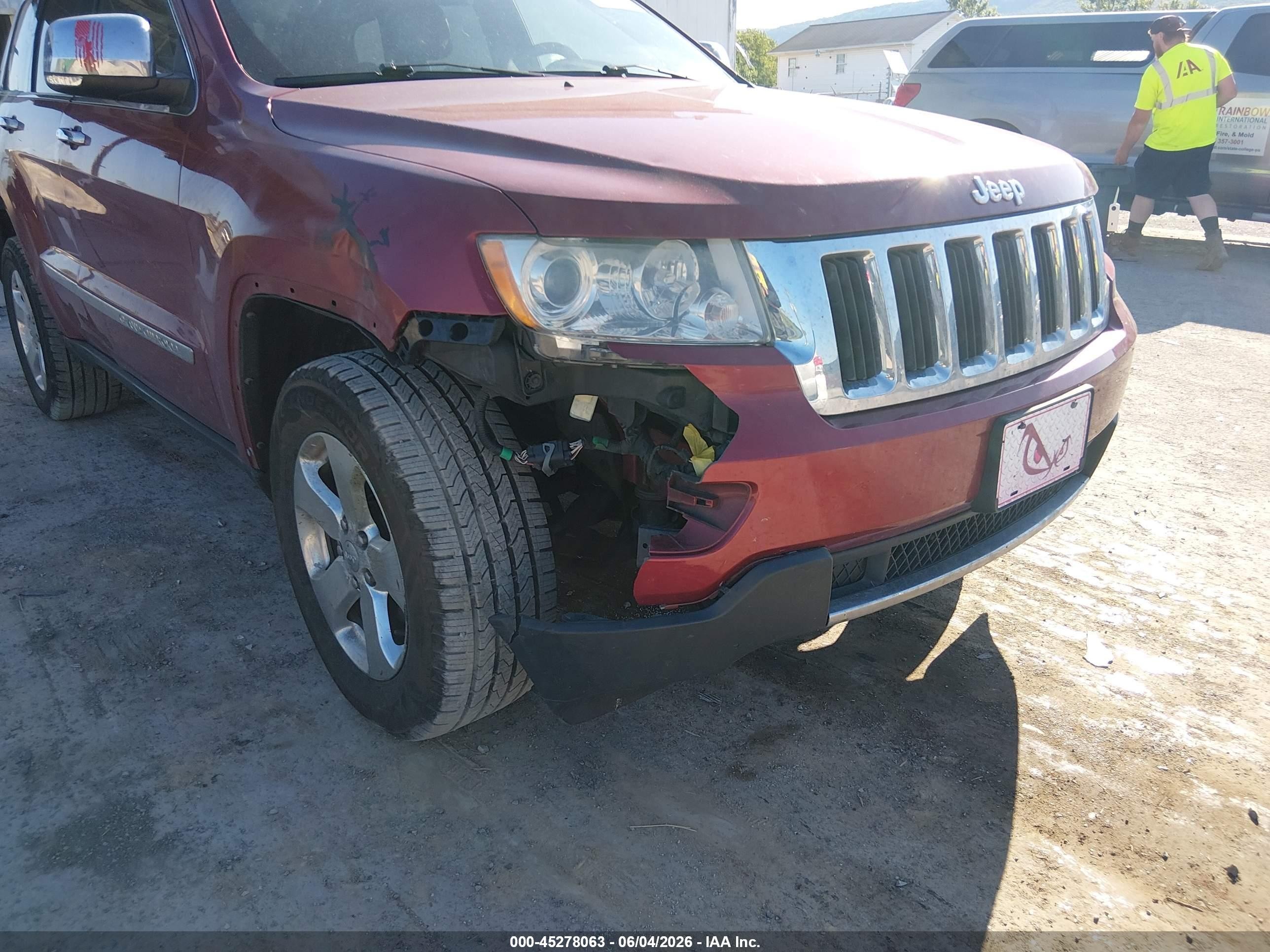 2013 Jeep Grand Cherokee Limited Red vin: 1C4RJFBG5DC656233