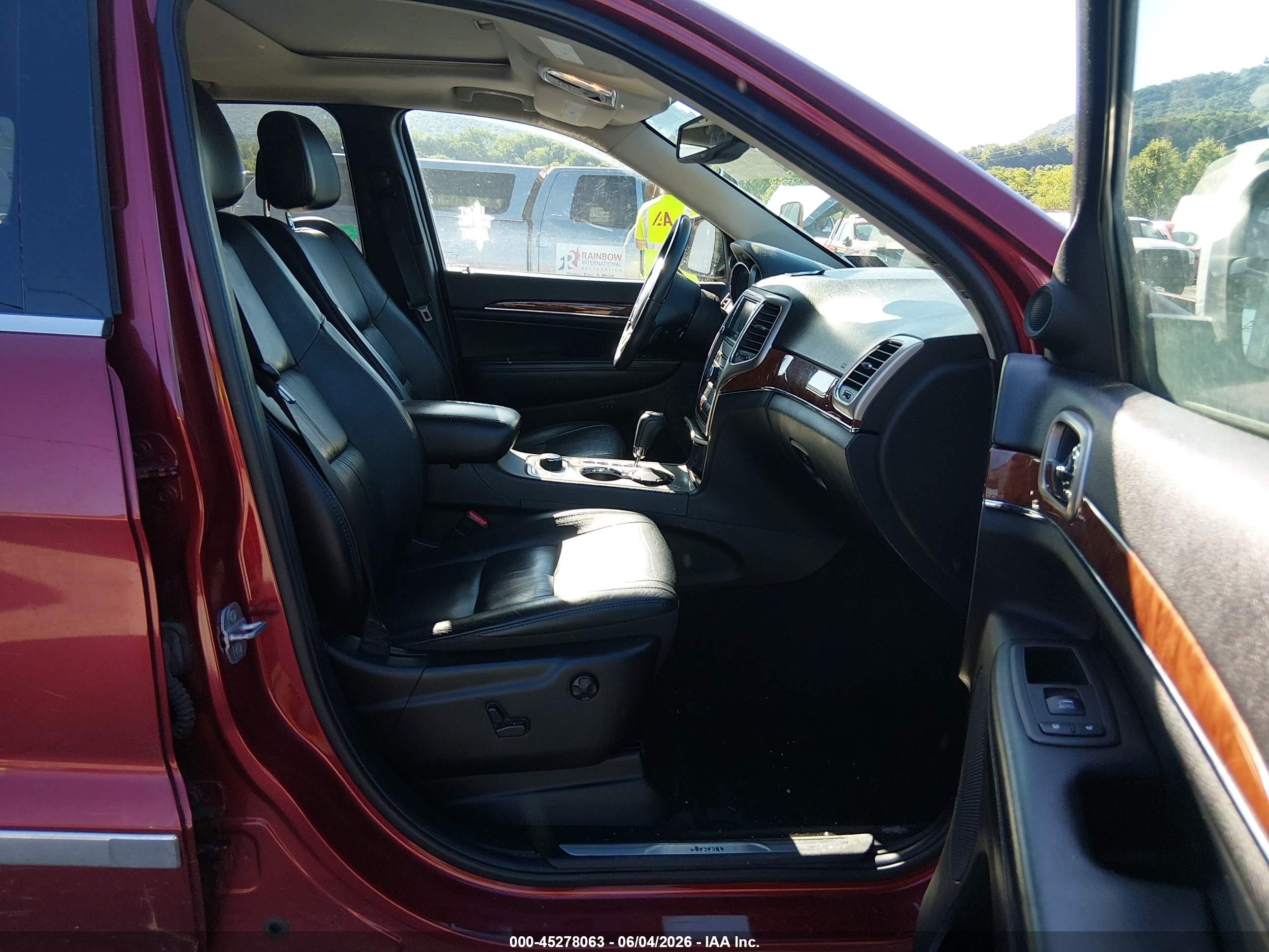 2013 Jeep Grand Cherokee Limited Red vin: 1C4RJFBG5DC656233