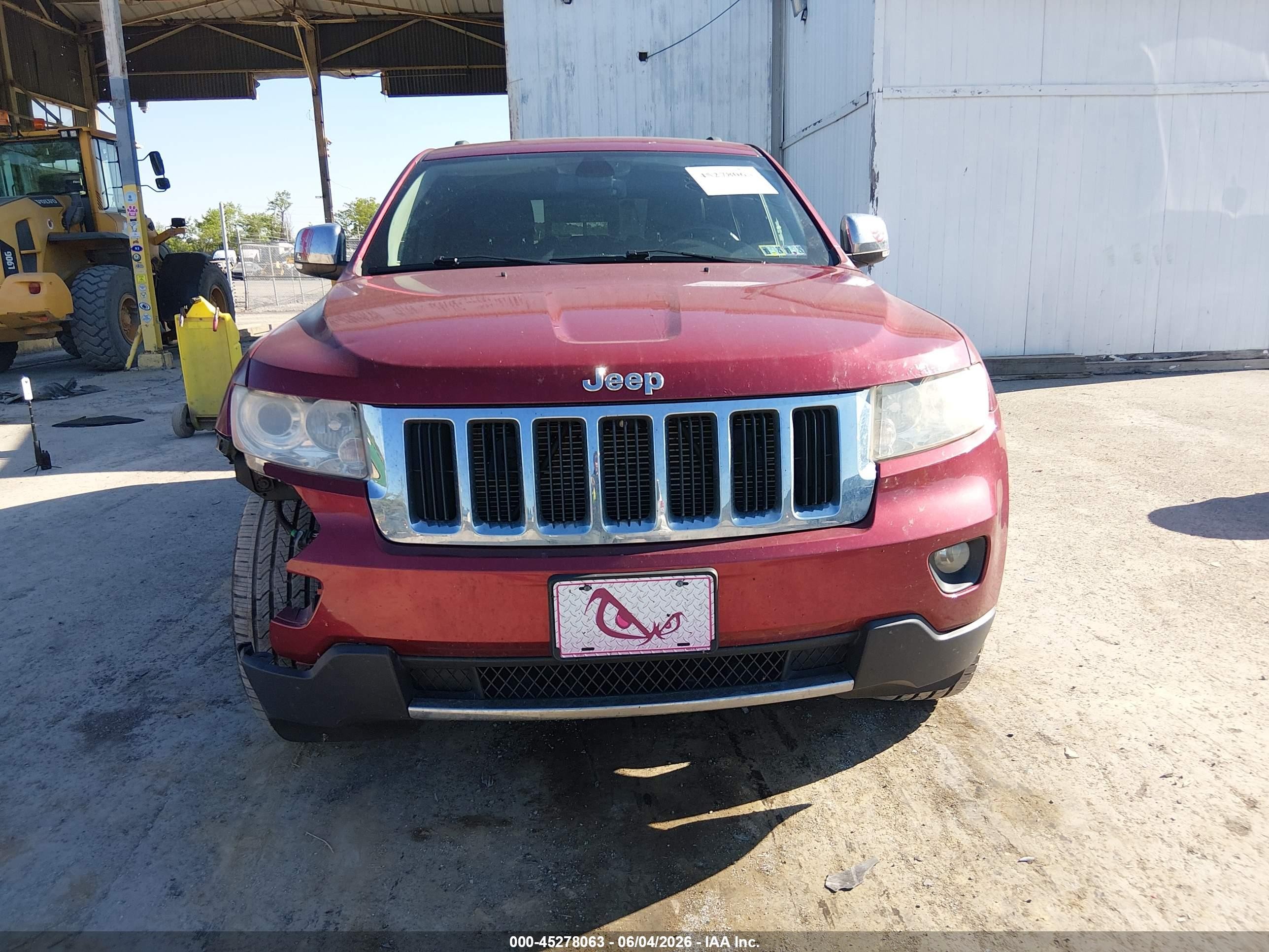 2013 Jeep Grand Cherokee Limited Red vin: 1C4RJFBG5DC656233