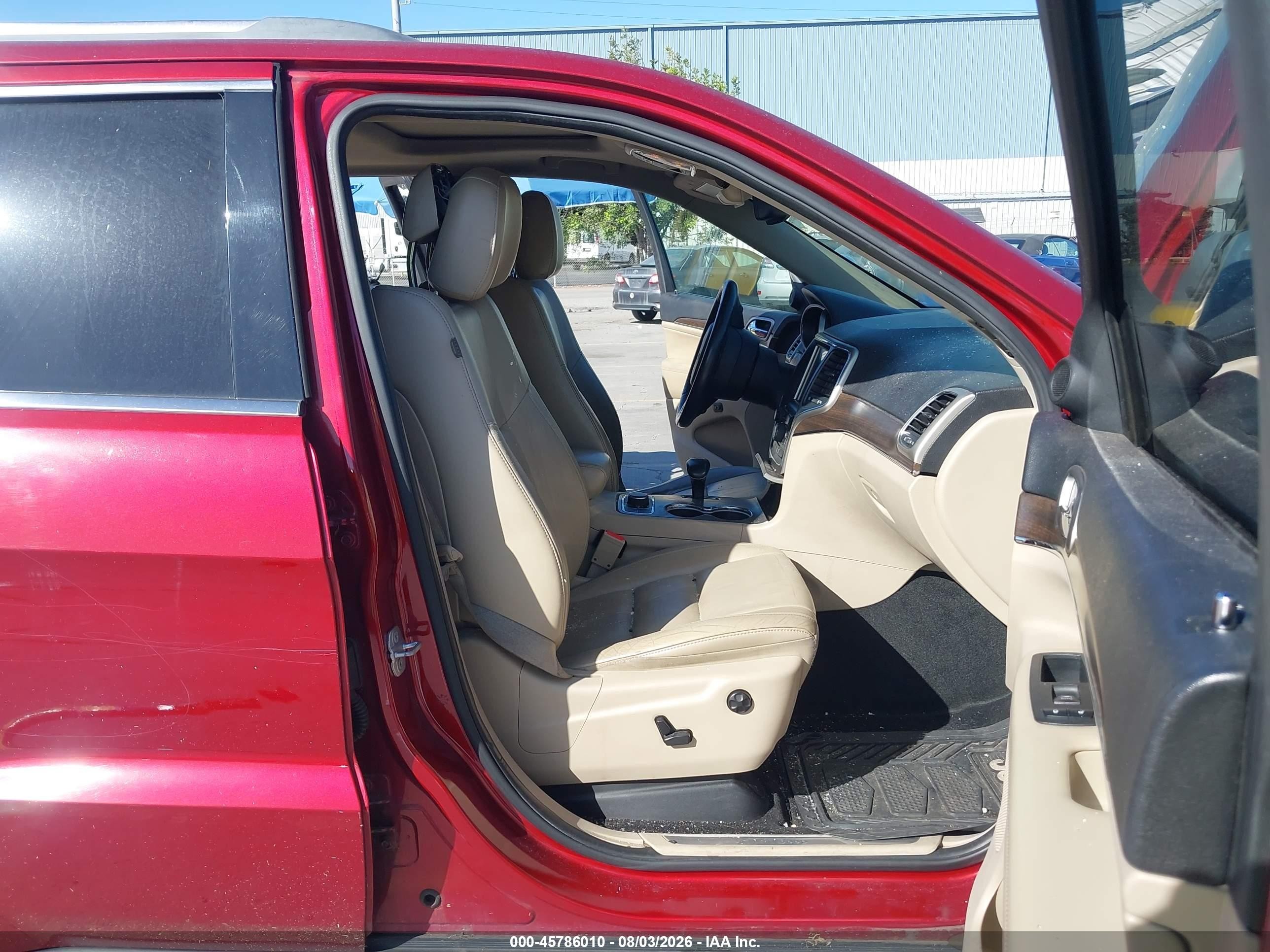 2014 Jeep Grand Cherokee Limited Red vin: 1C4RJFBG5EC102112