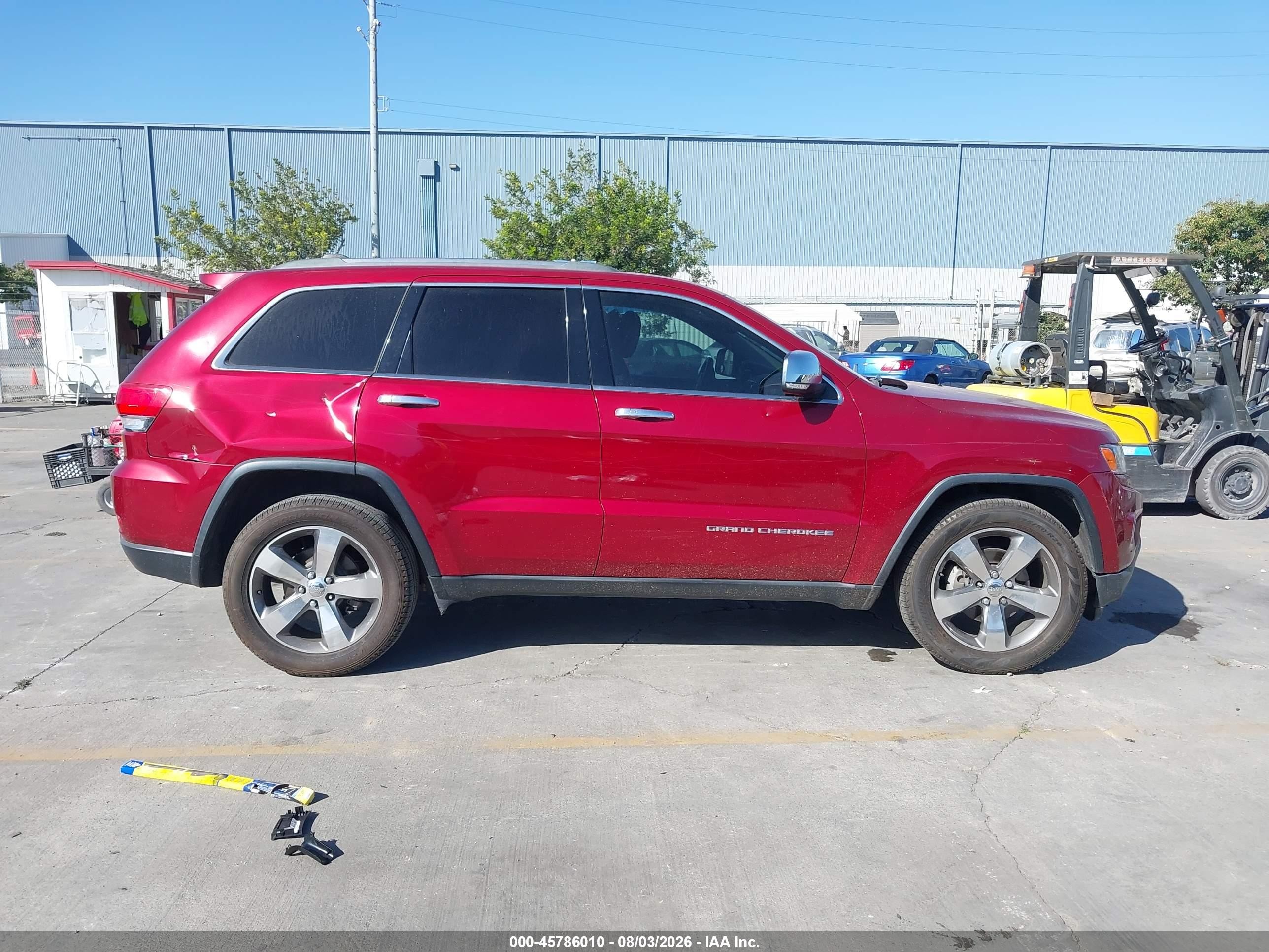 2014 Jeep Grand Cherokee Limited Red vin: 1C4RJFBG5EC102112