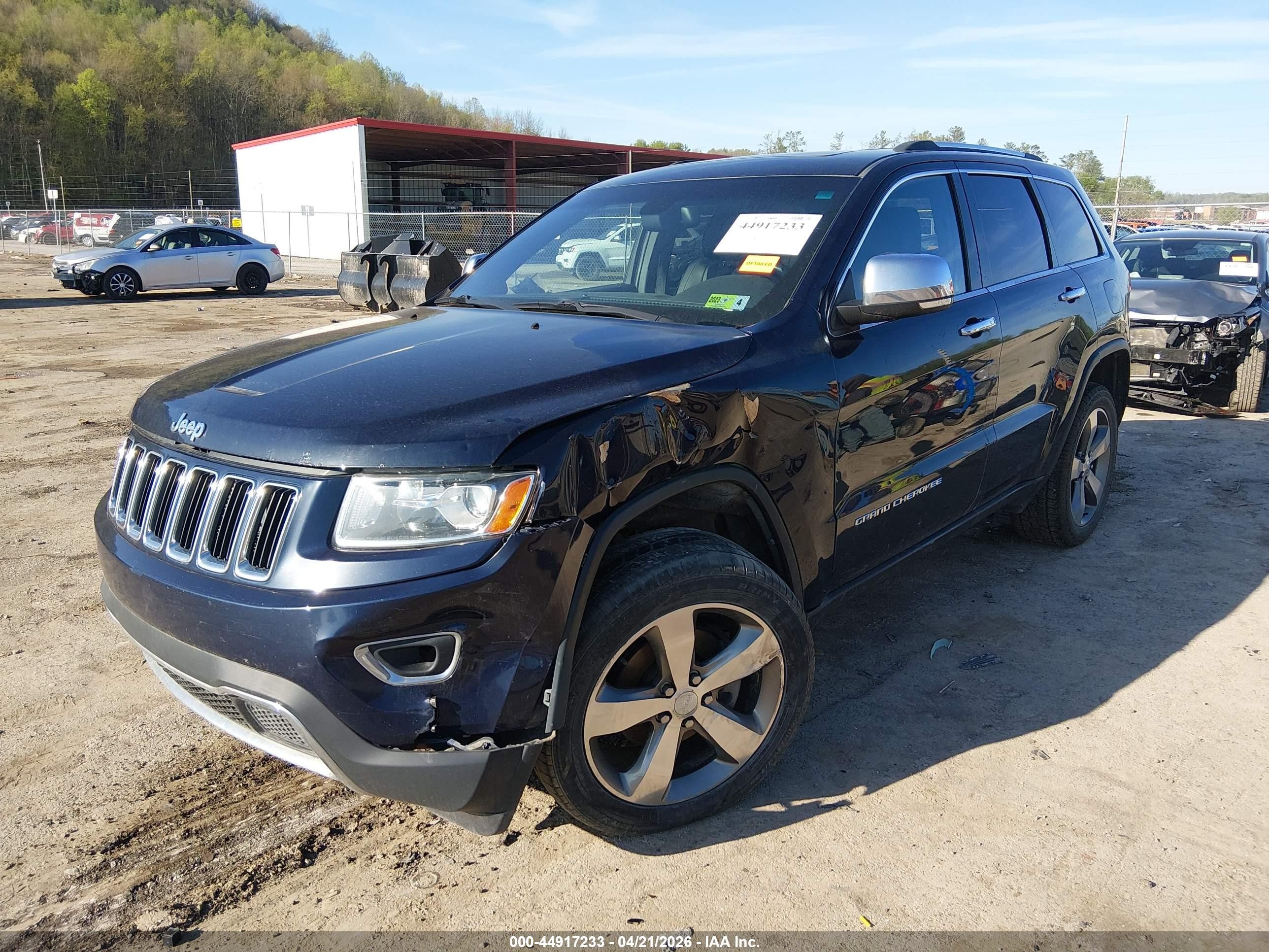 2014 Jeep Grand Cherokee Limited Black vin: 1C4RJFBG5EC102403