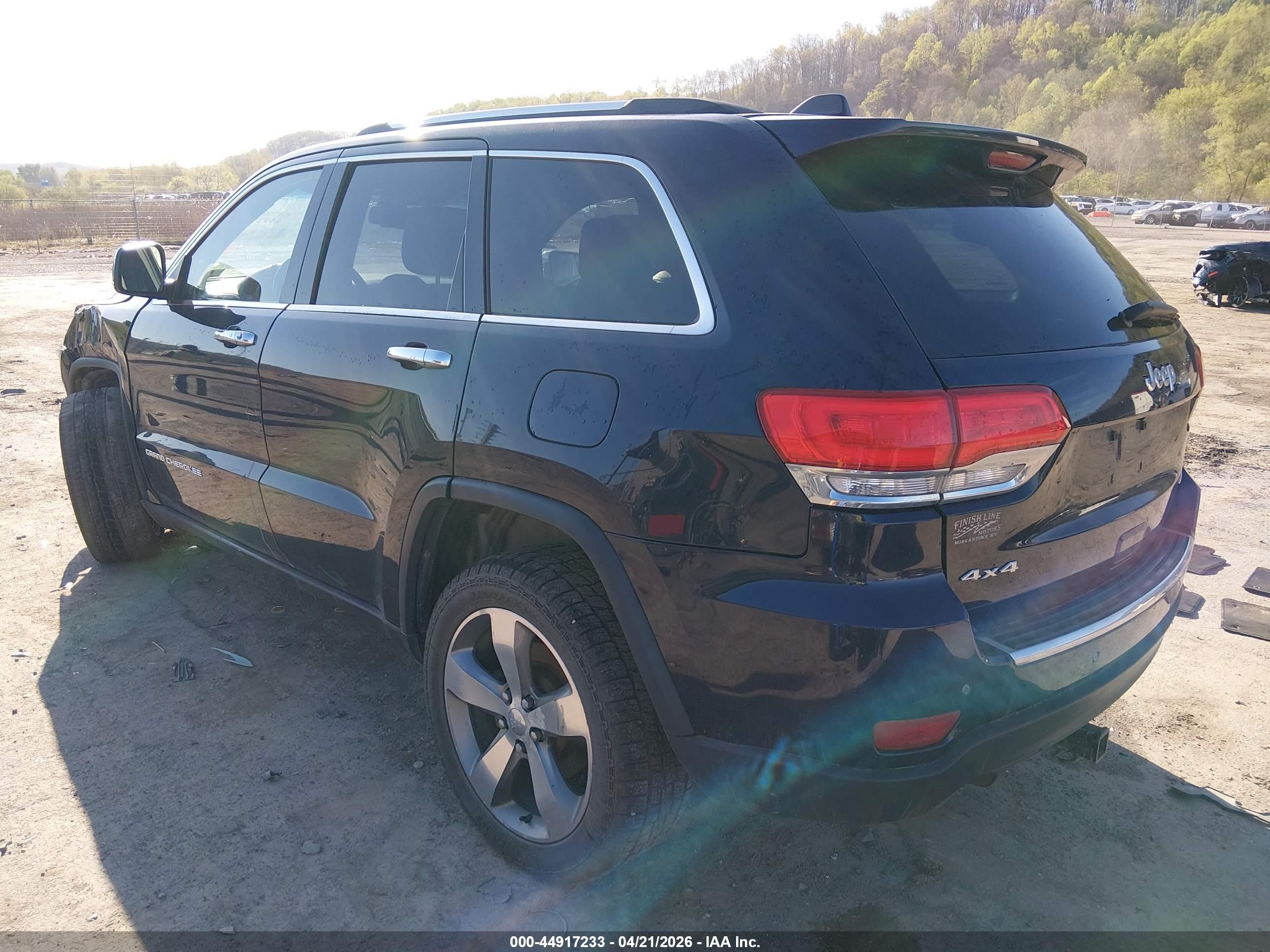 2014 Jeep Grand Cherokee Limited Black vin: 1C4RJFBG5EC102403