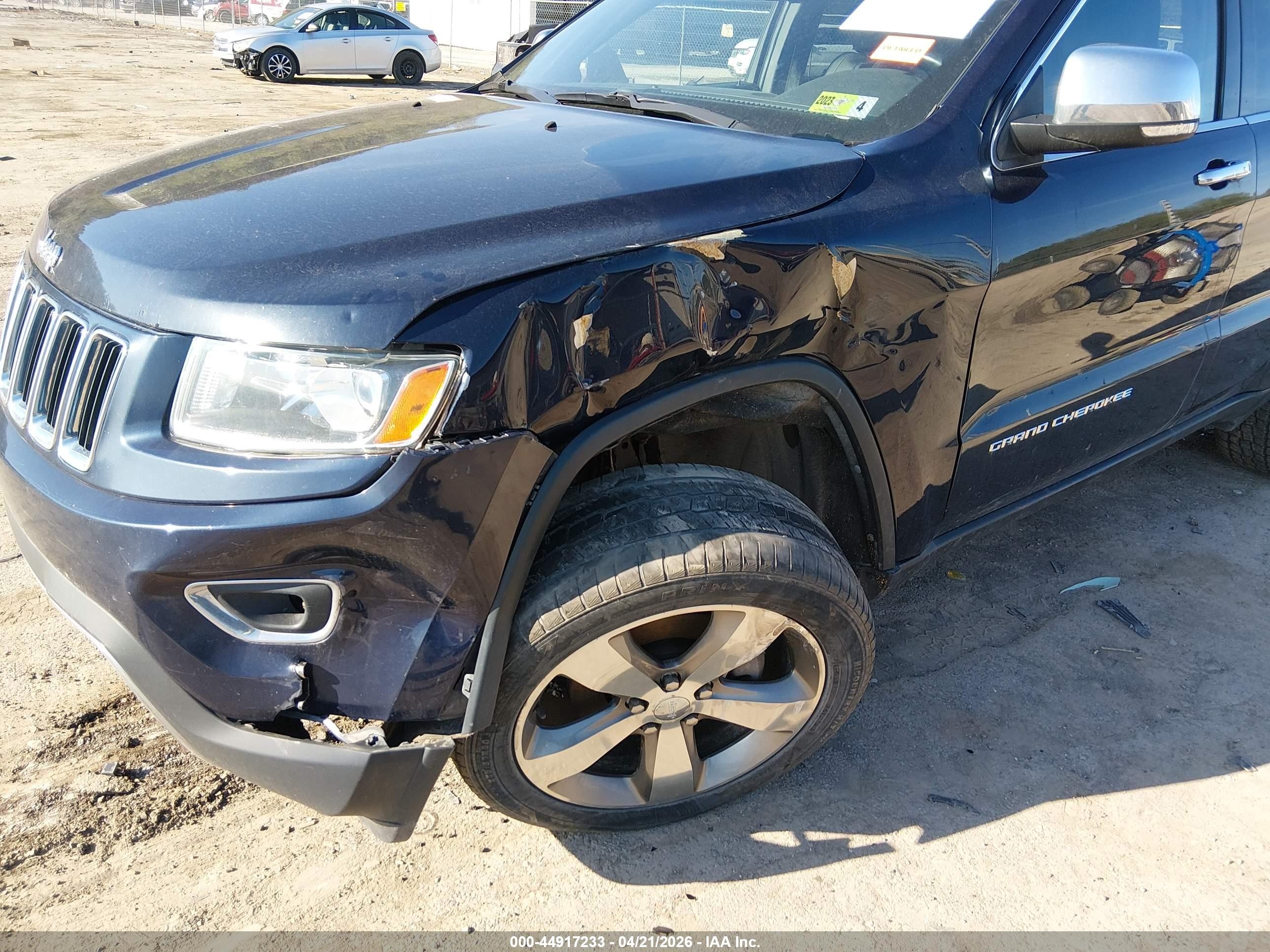 2014 Jeep Grand Cherokee Limited Black vin: 1C4RJFBG5EC102403