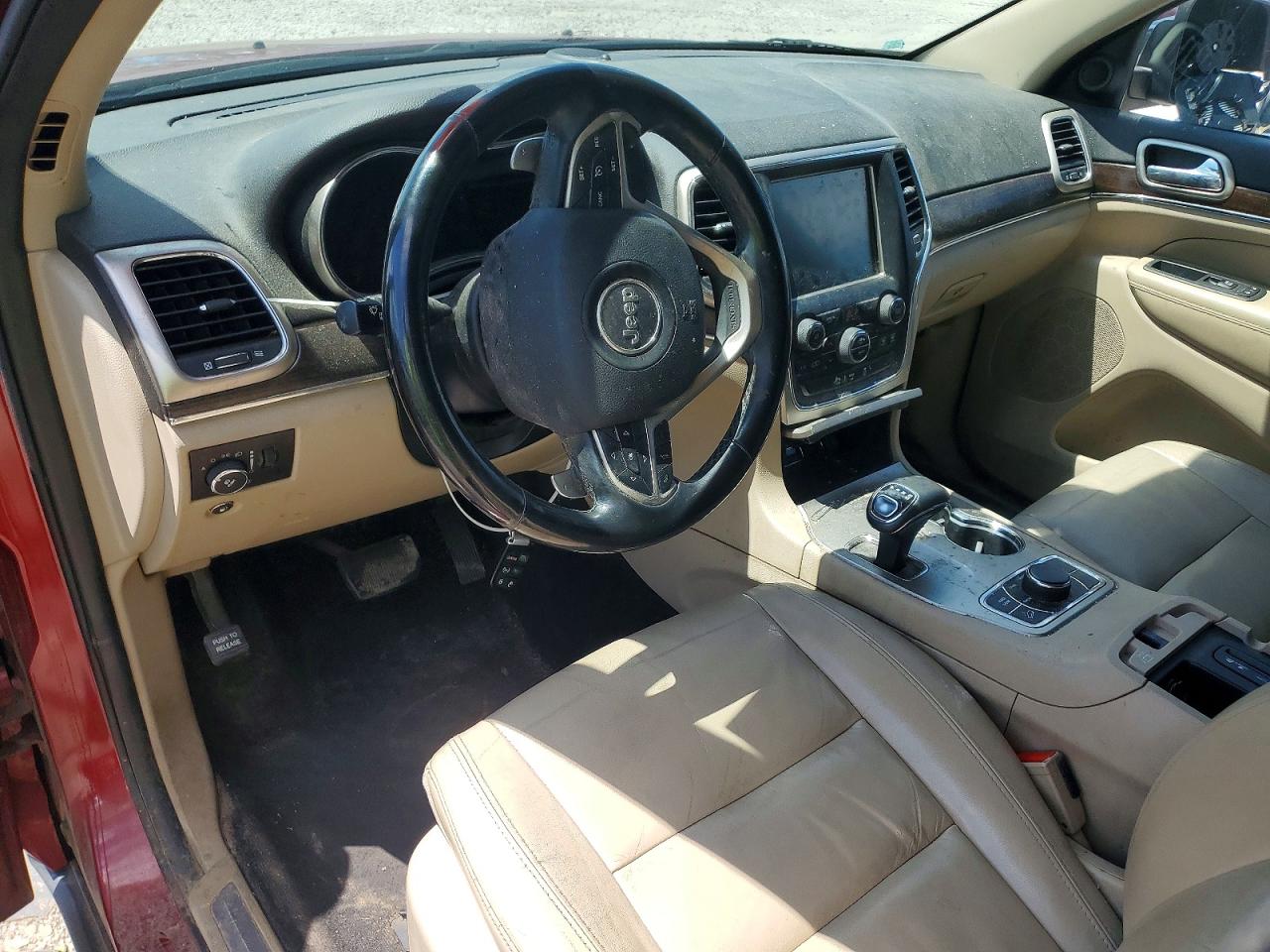 2014 Jeep Grand Cherokee Limited Красный vin: 1C4RJFBG5EC122652