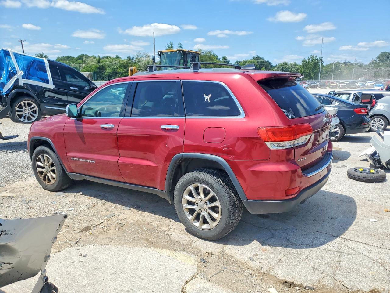 2014 Jeep Grand Cherokee Limited Красный vin: 1C4RJFBG5EC122652