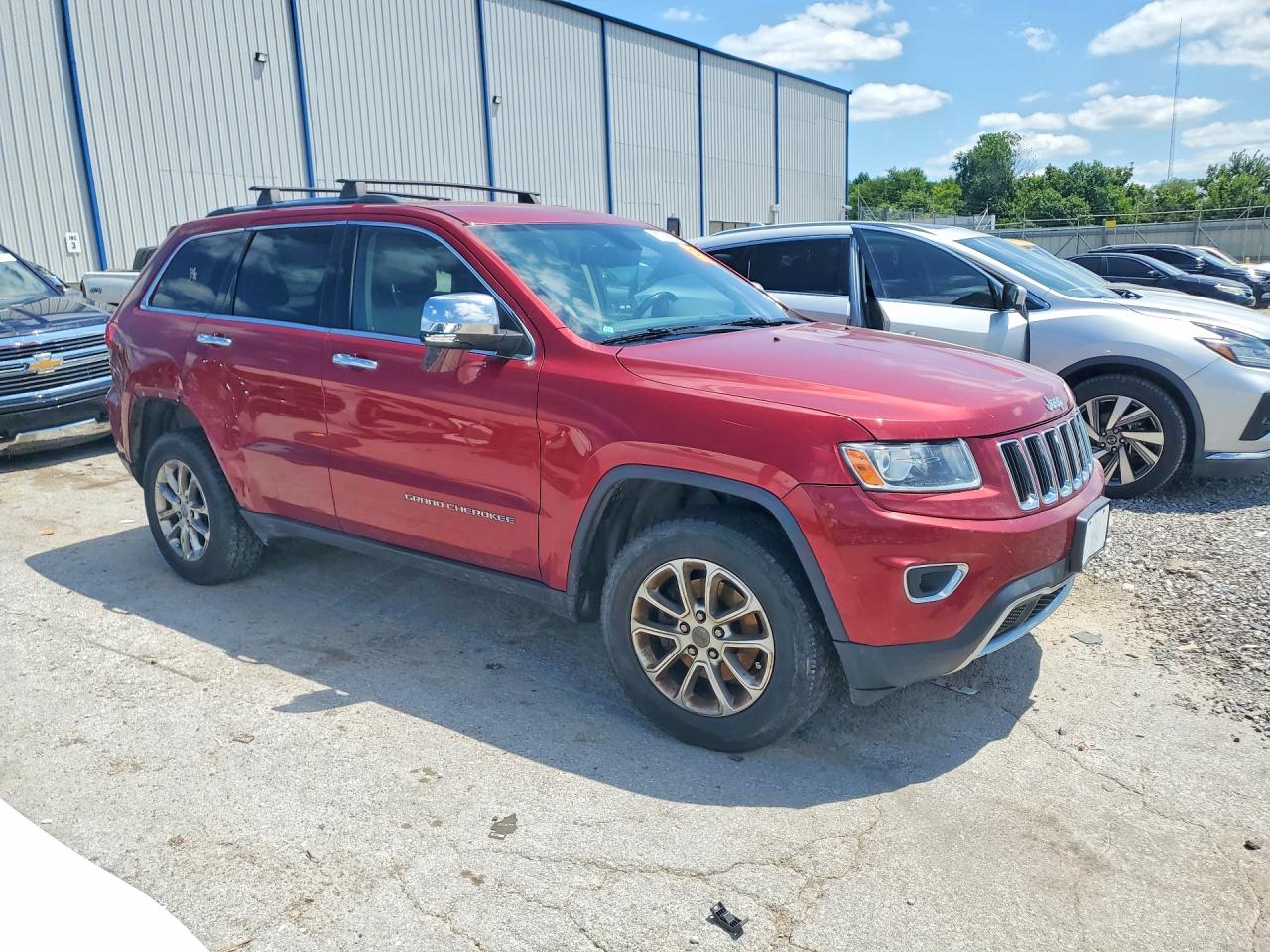 2014 Jeep Grand Cherokee Limited Красный vin: 1C4RJFBG5EC122652