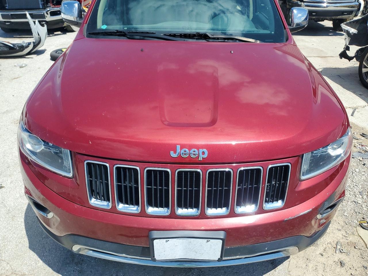 2014 Jeep Grand Cherokee Limited Красный vin: 1C4RJFBG5EC122652