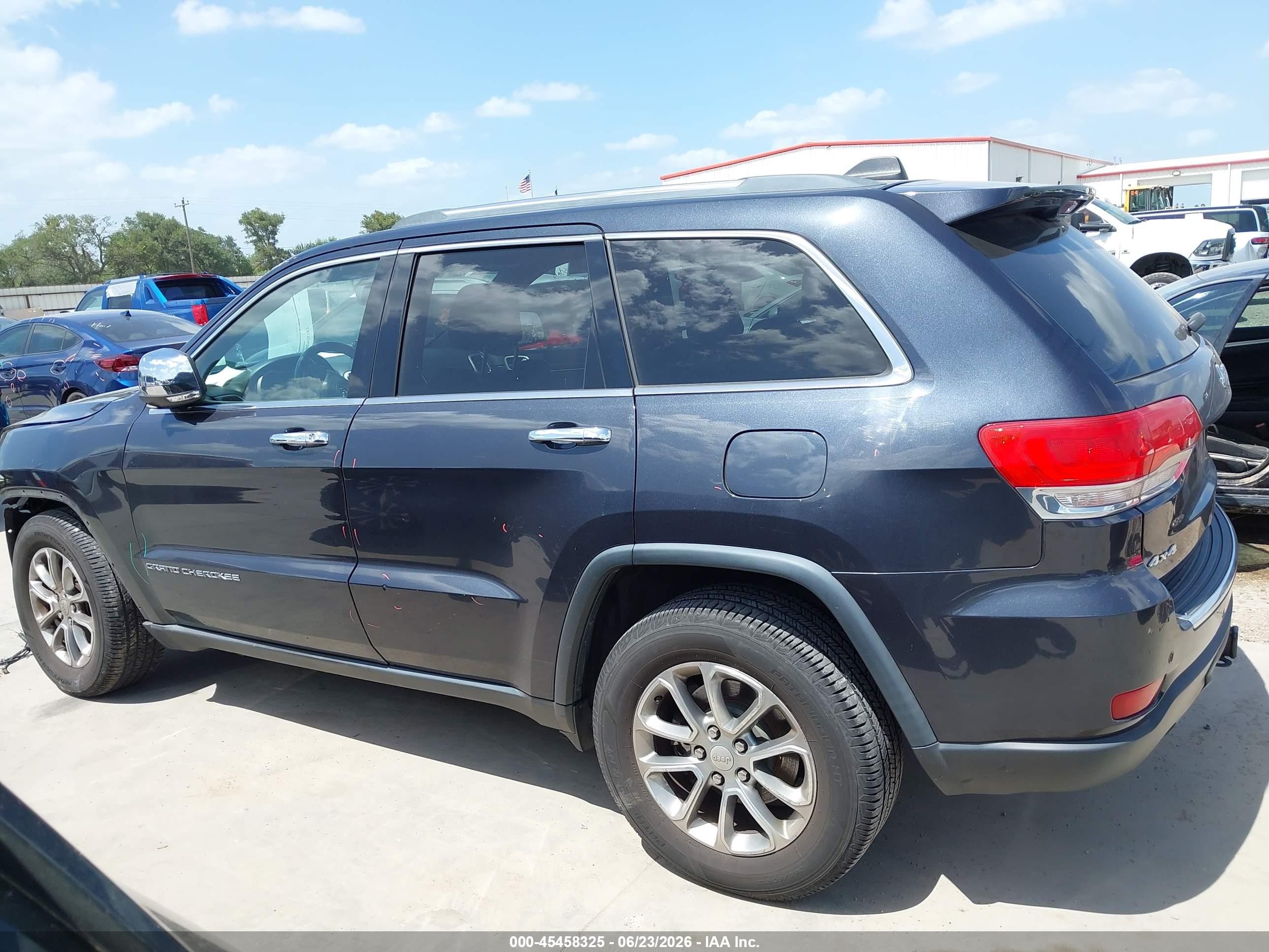 2014 Jeep Grand Cherokee Limited Gray vin: 1C4RJFBG5EC133392
