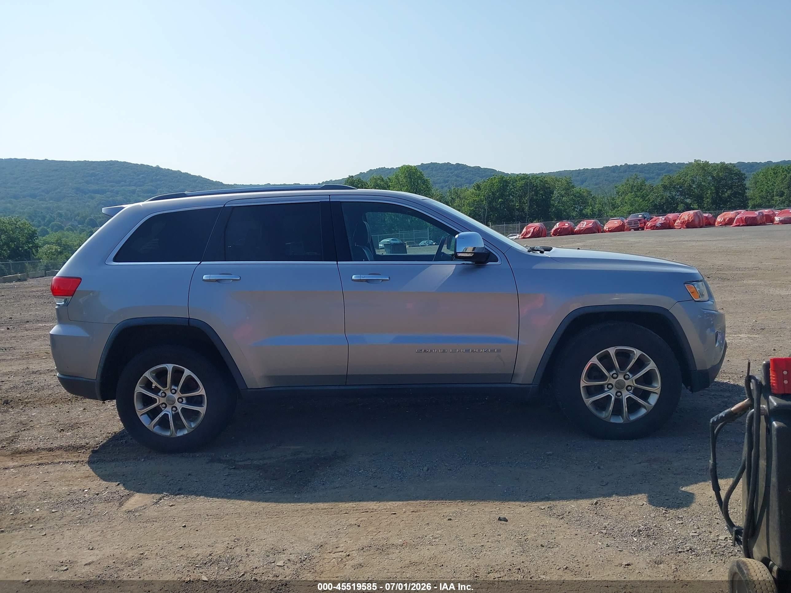 2014 Jeep Grand Cherokee Limited Silver vin: 1C4RJFBG5EC163279