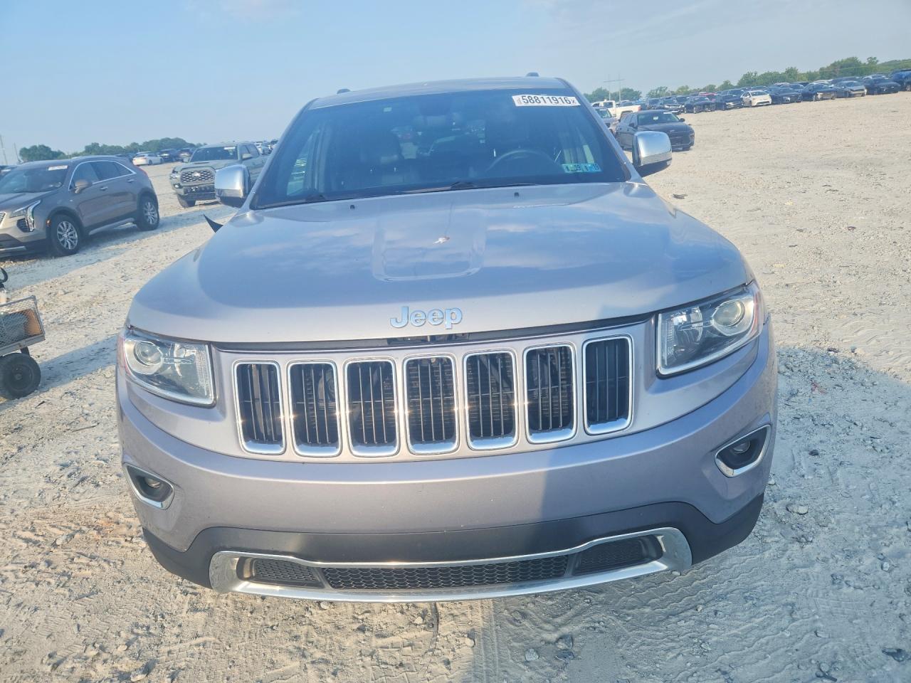 2014 Jeep Grand Cherokee Limited Silver vin: 1C4RJFBG5EC181233