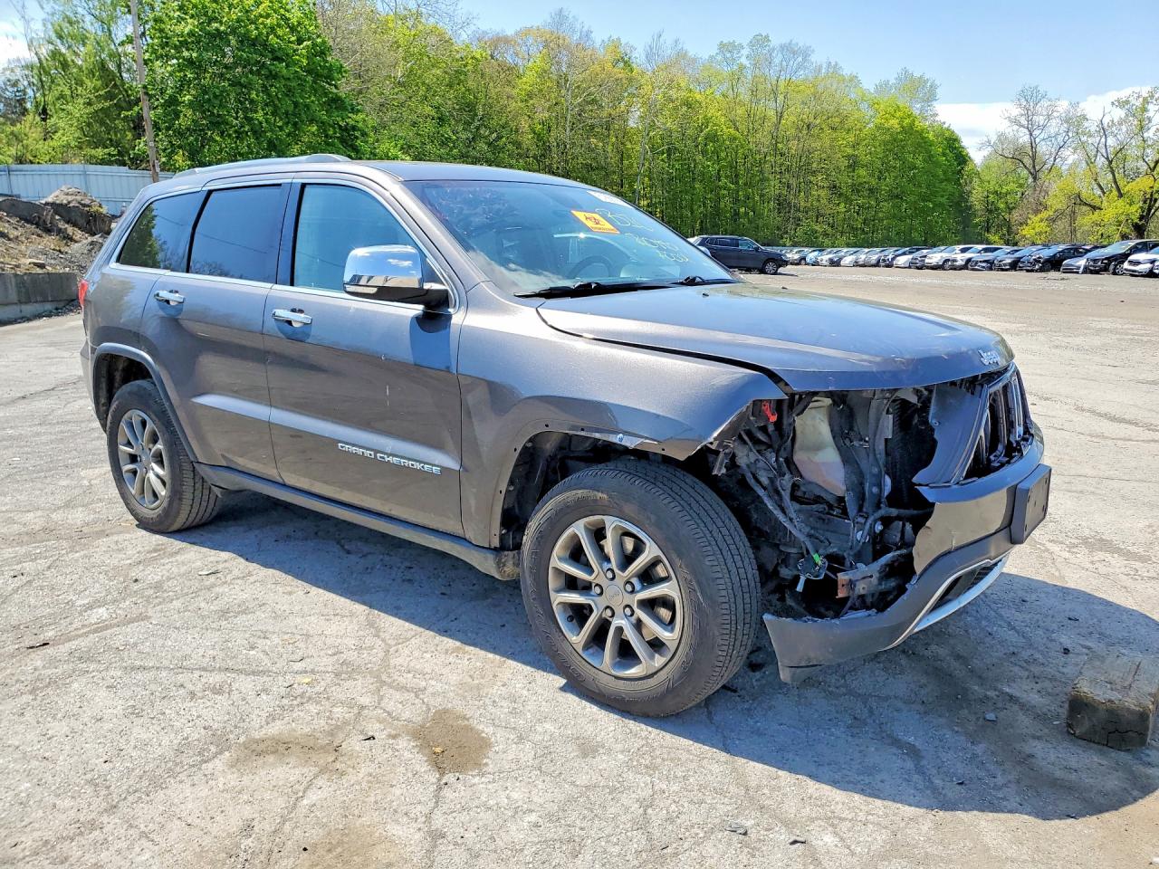 2014 Jeep Grand Cherokee Limited Серый vin: 1C4RJFBG5EC275452