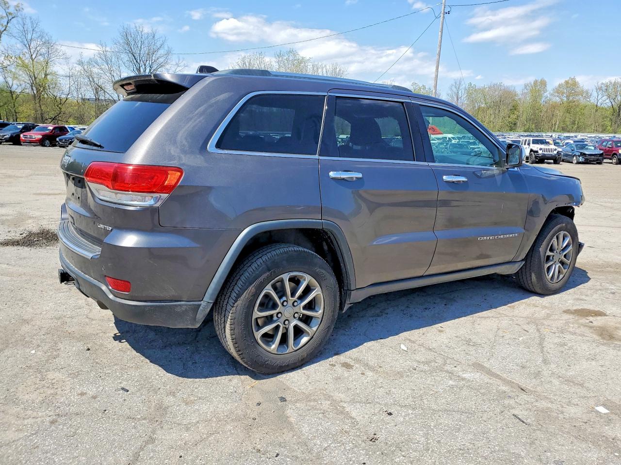 2014 Jeep Grand Cherokee Limited Серый vin: 1C4RJFBG5EC275452