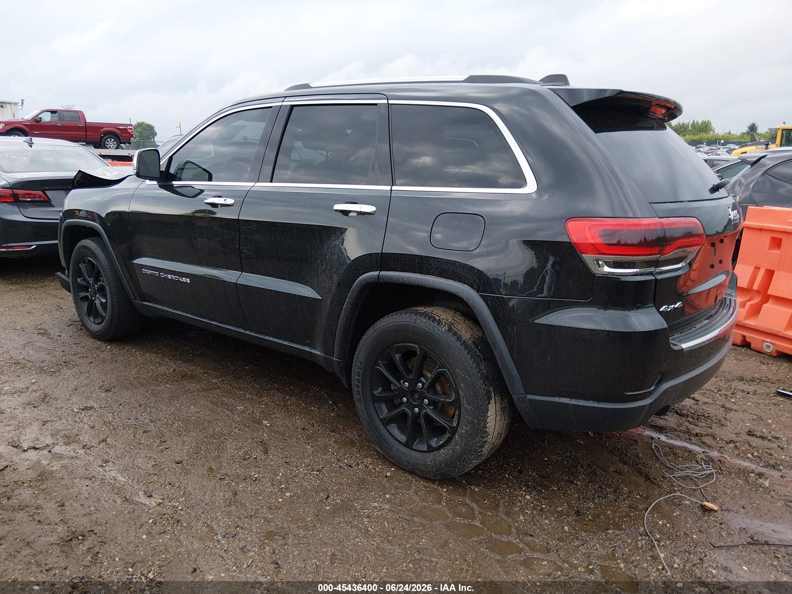 2014 Jeep Grand Cherokee Limited Black vin: 1C4RJFBG5EC302844