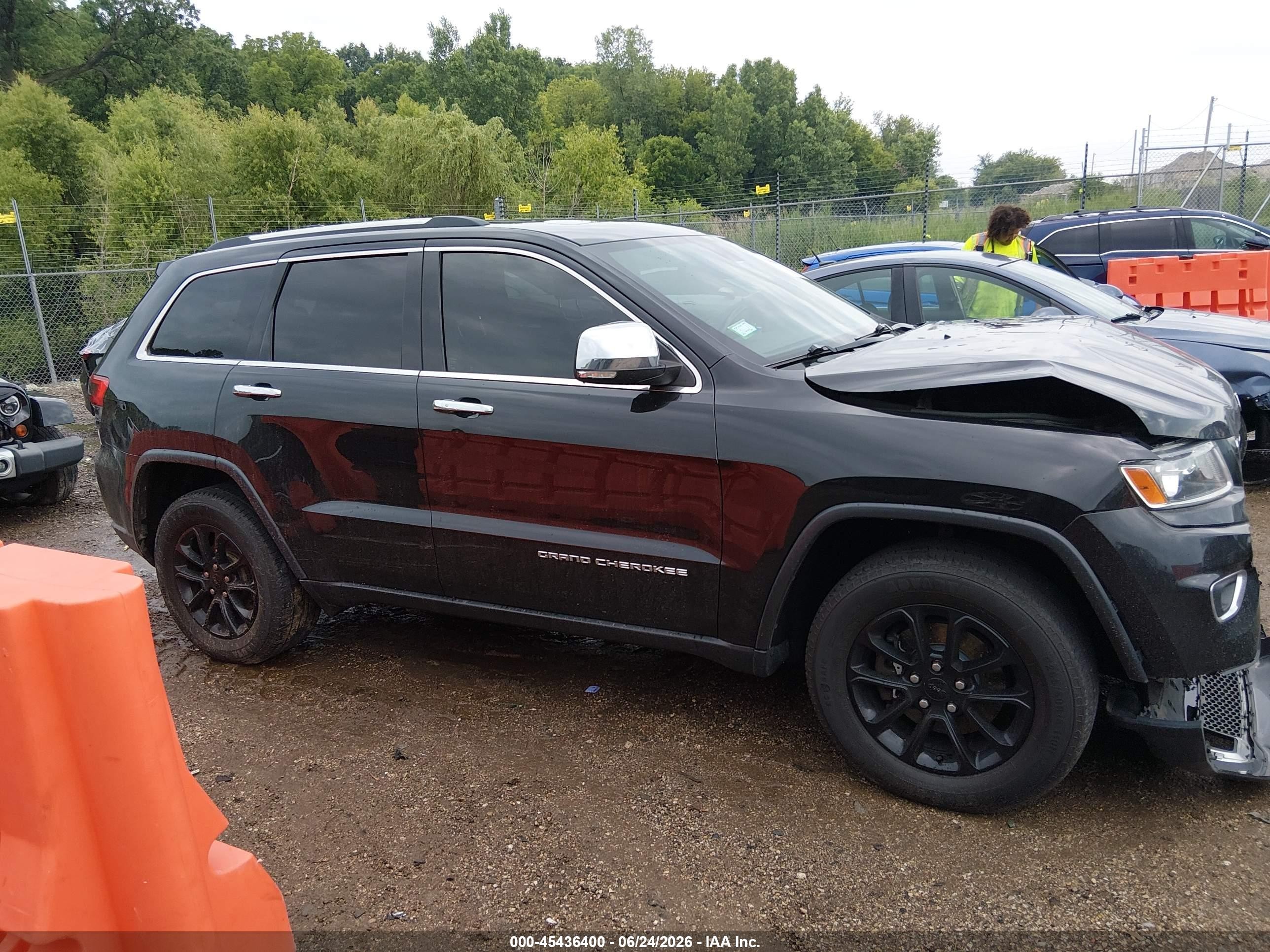 2014 Jeep Grand Cherokee Limited Black vin: 1C4RJFBG5EC302844