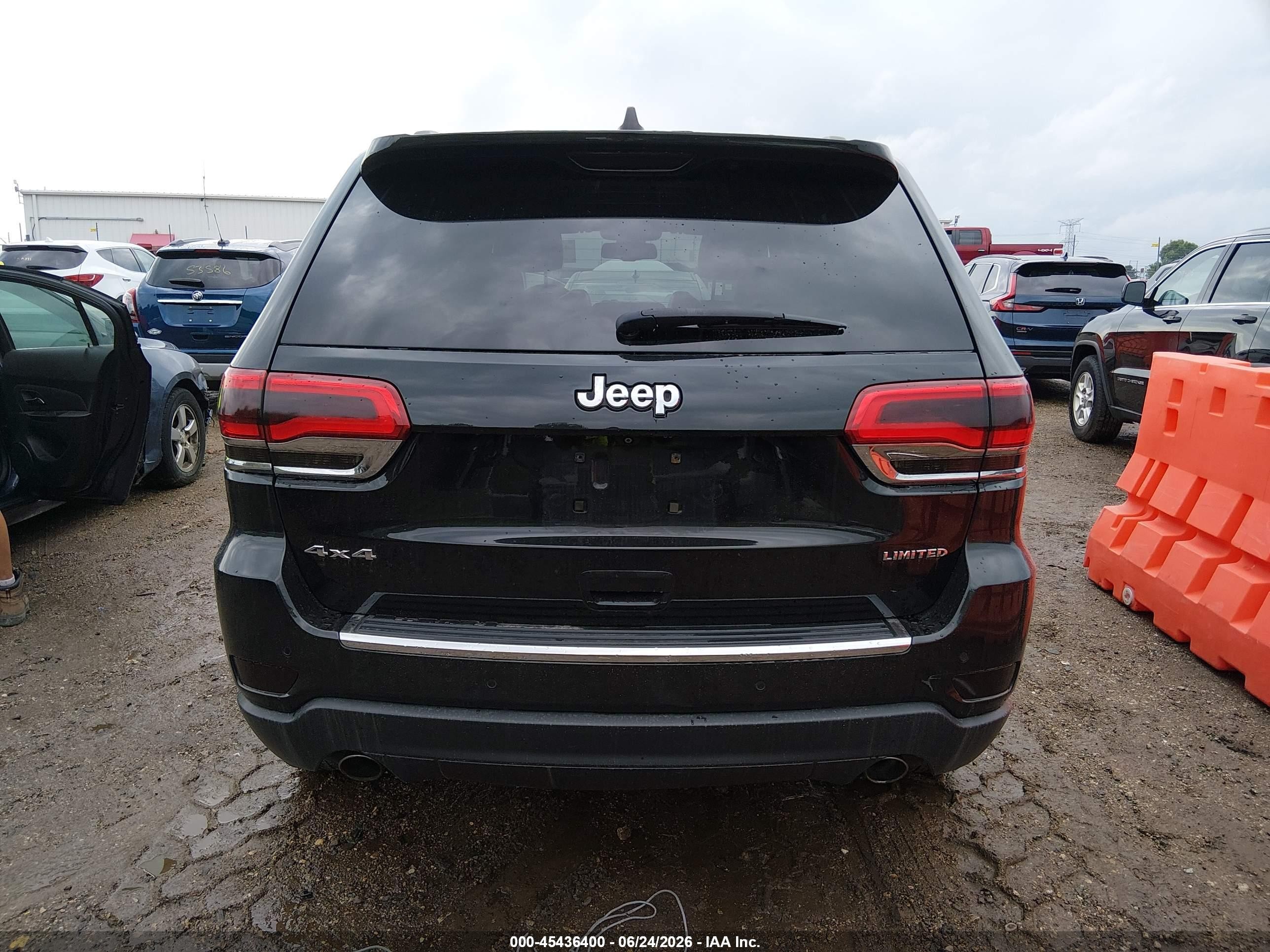 2014 Jeep Grand Cherokee Limited Black vin: 1C4RJFBG5EC302844