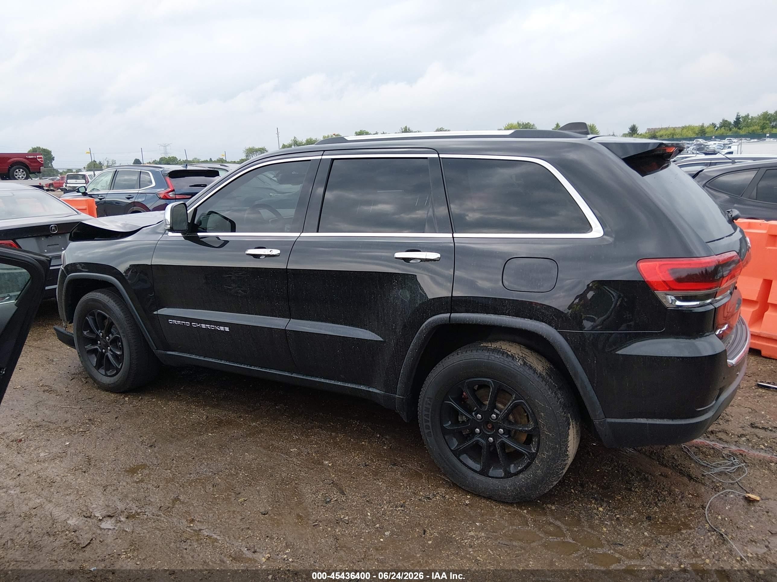 2014 Jeep Grand Cherokee Limited Black vin: 1C4RJFBG5EC302844