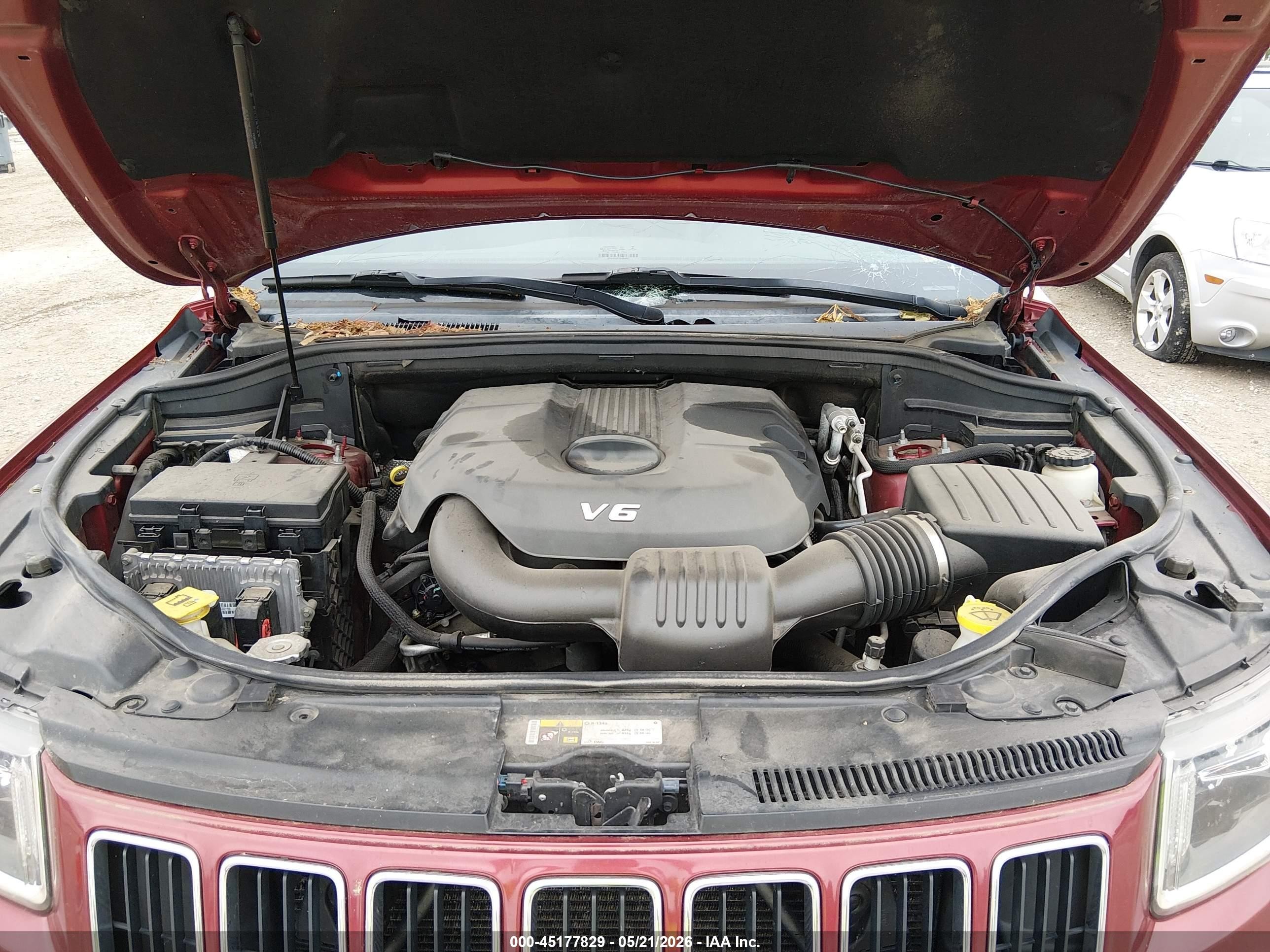 2014 Jeep Grand Cherokee Limited Red vin: 1C4RJFBG5EC319398
