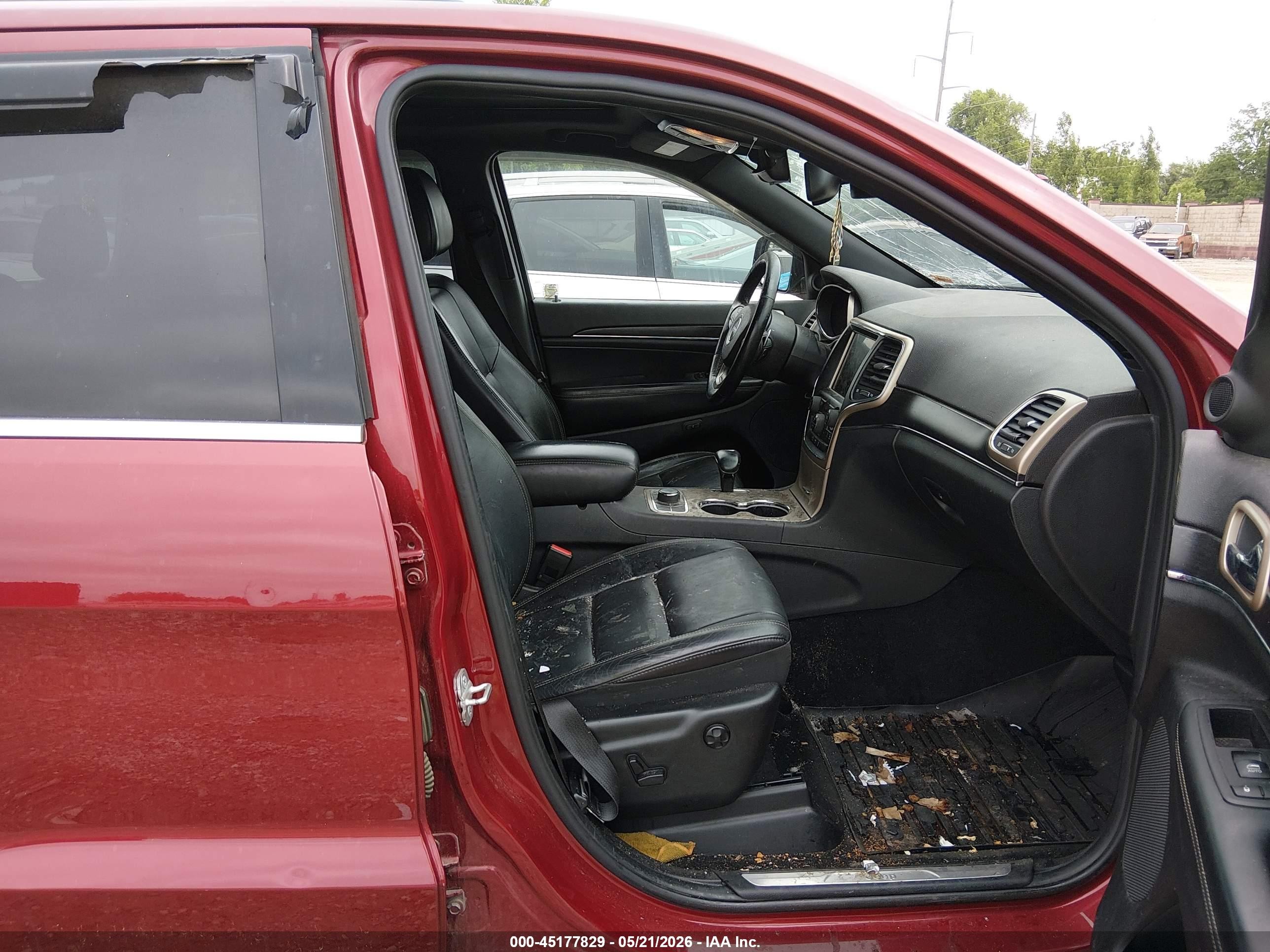 2014 Jeep Grand Cherokee Limited Red vin: 1C4RJFBG5EC319398