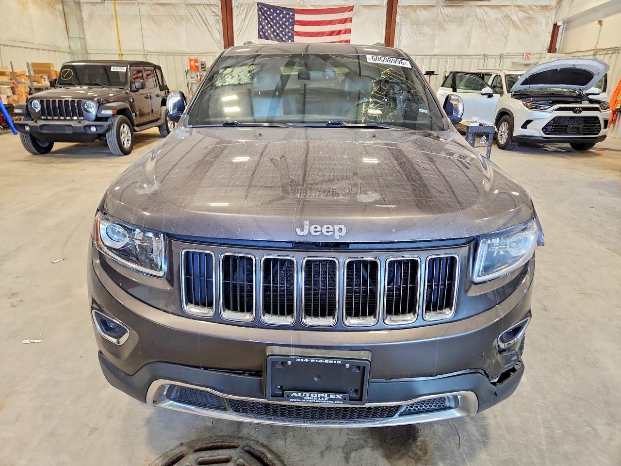 2014 Jeep Grand Cherokee Limited Серый vin: 1C4RJFBG5EC329493