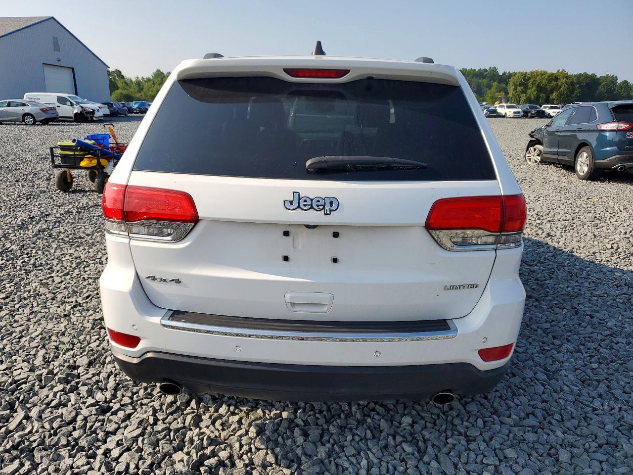 2014 Jeep Grand Cherokee Limited White vin: 1C4RJFBG5EC339618