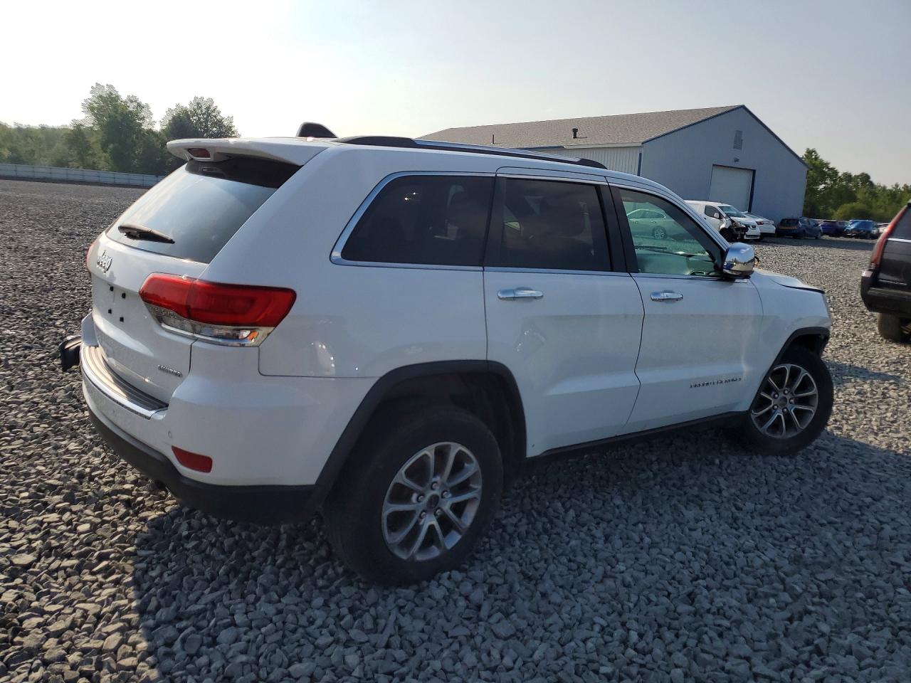 2014 Jeep Grand Cherokee Limited White vin: 1C4RJFBG5EC339618
