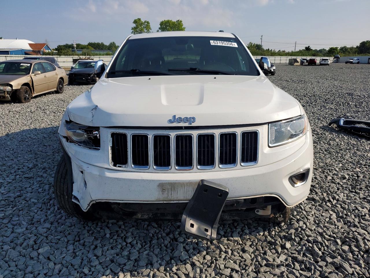 2014 Jeep Grand Cherokee Limited White vin: 1C4RJFBG5EC339618