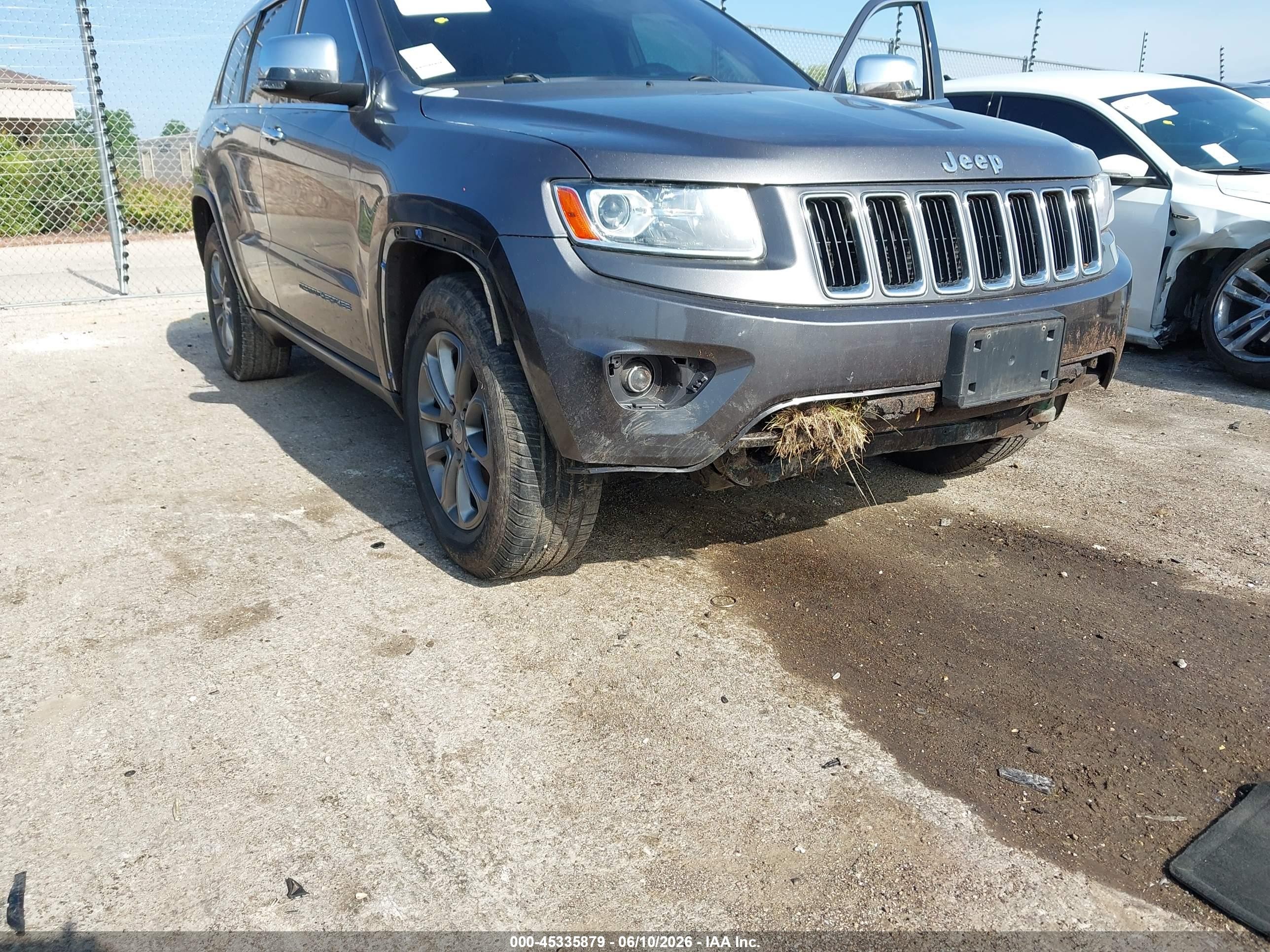 2014 Jeep Grand Cherokee Limited Gray vin: 1C4RJFBG5EC339845