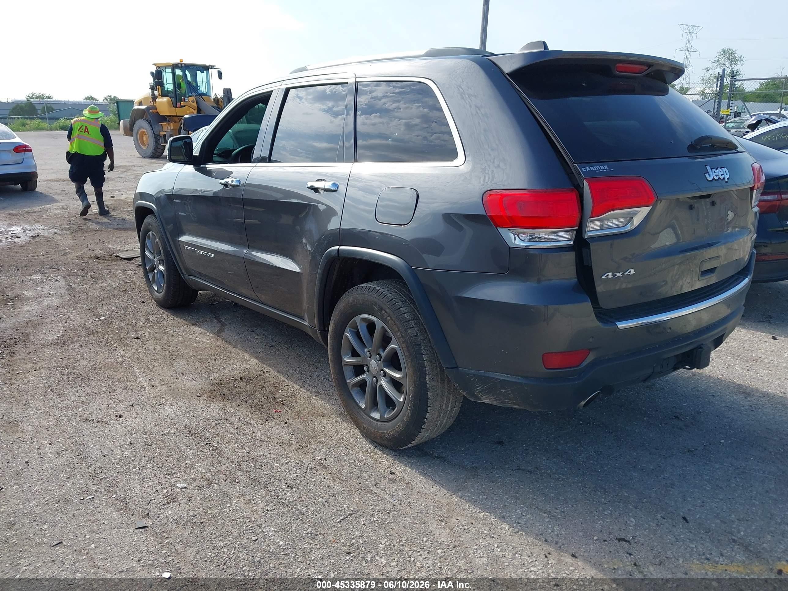 2014 Jeep Grand Cherokee Limited Gray vin: 1C4RJFBG5EC339845