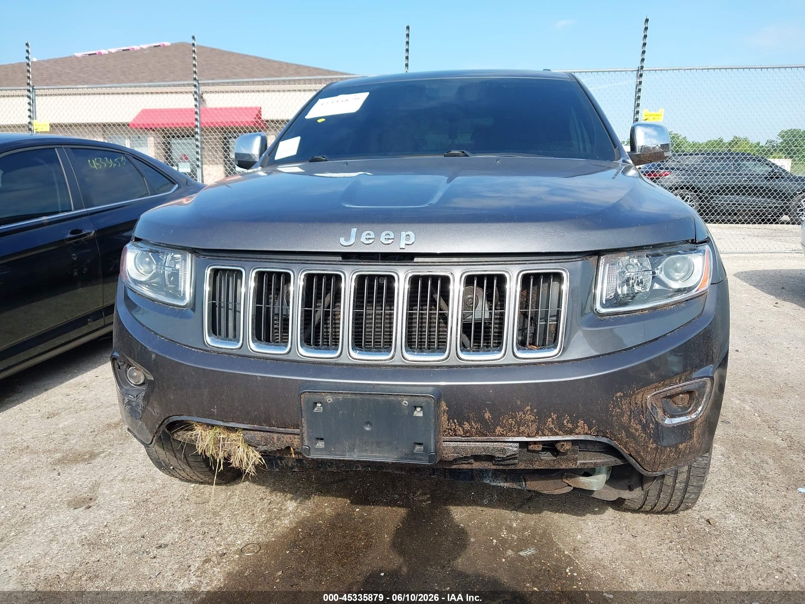 2014 Jeep Grand Cherokee Limited Gray vin: 1C4RJFBG5EC339845