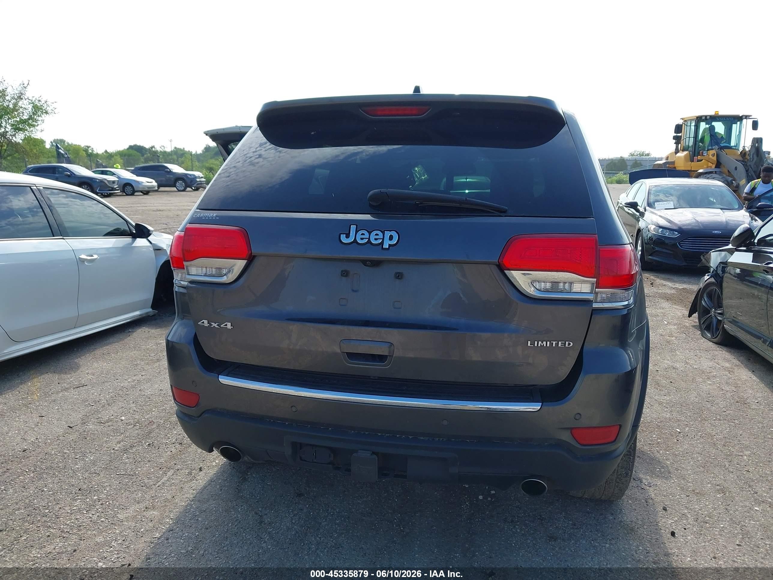 2014 Jeep Grand Cherokee Limited Gray vin: 1C4RJFBG5EC339845