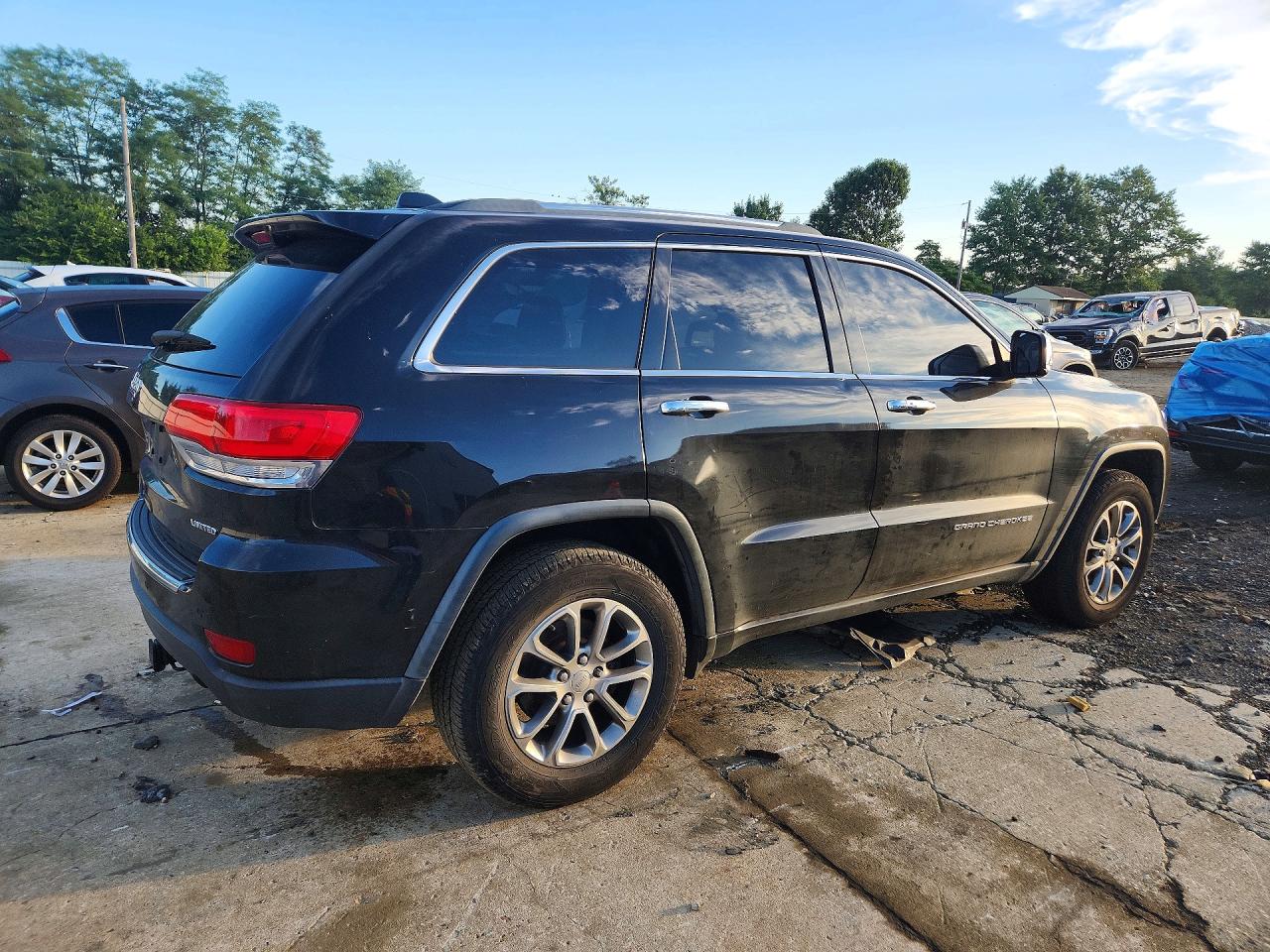 2014 Jeep Grand Cherokee Limited Black vin: 1C4RJFBG5EC347847
