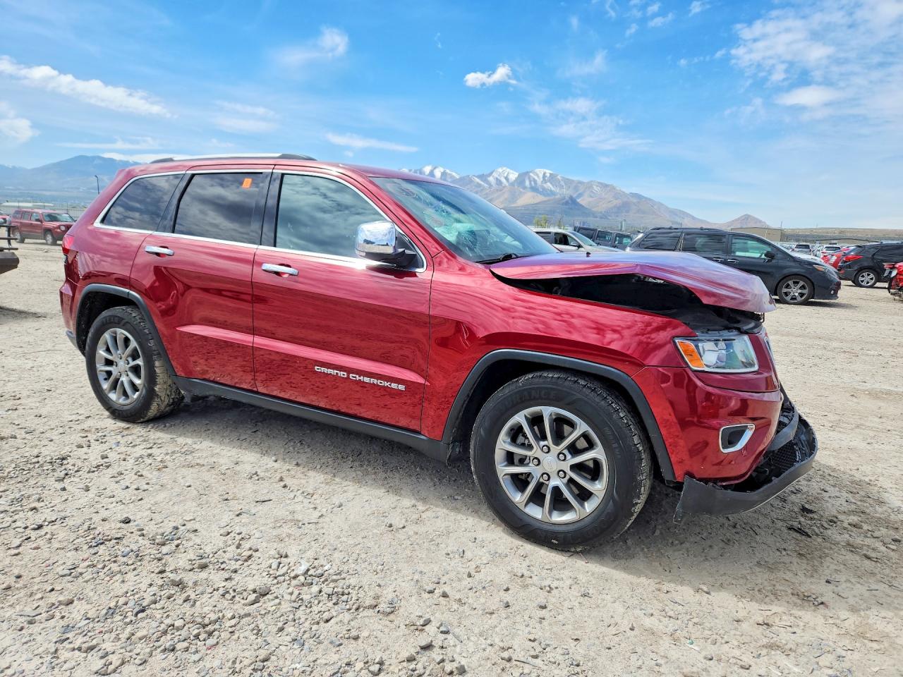 2014 Jeep Grand Cherokee Limited Red vin: 1C4RJFBG5EC350182