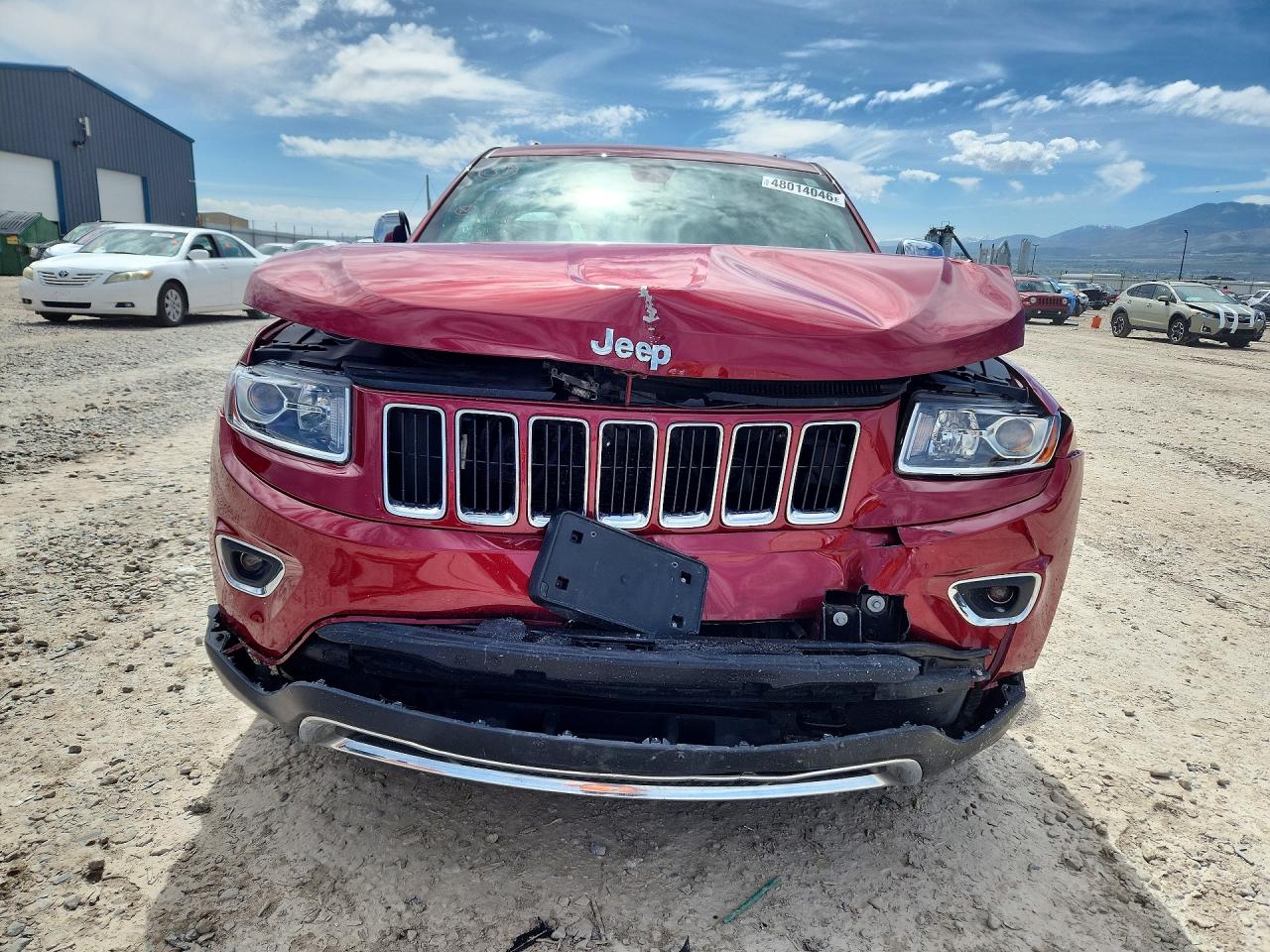 2014 Jeep Grand Cherokee Limited Red vin: 1C4RJFBG5EC350182