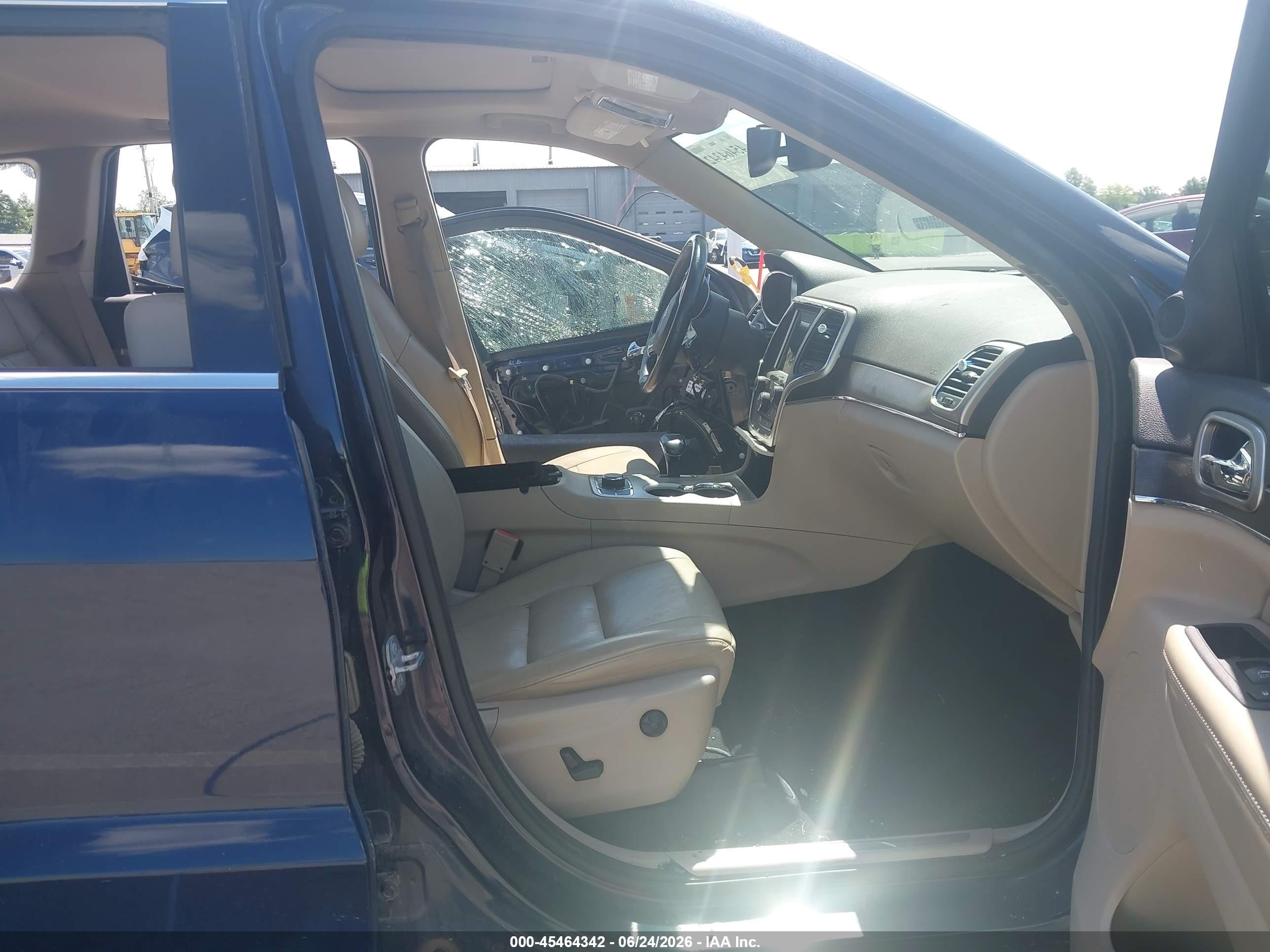 2014 Jeep Grand Cherokee Limited Blue vin: 1C4RJFBG5EC363479