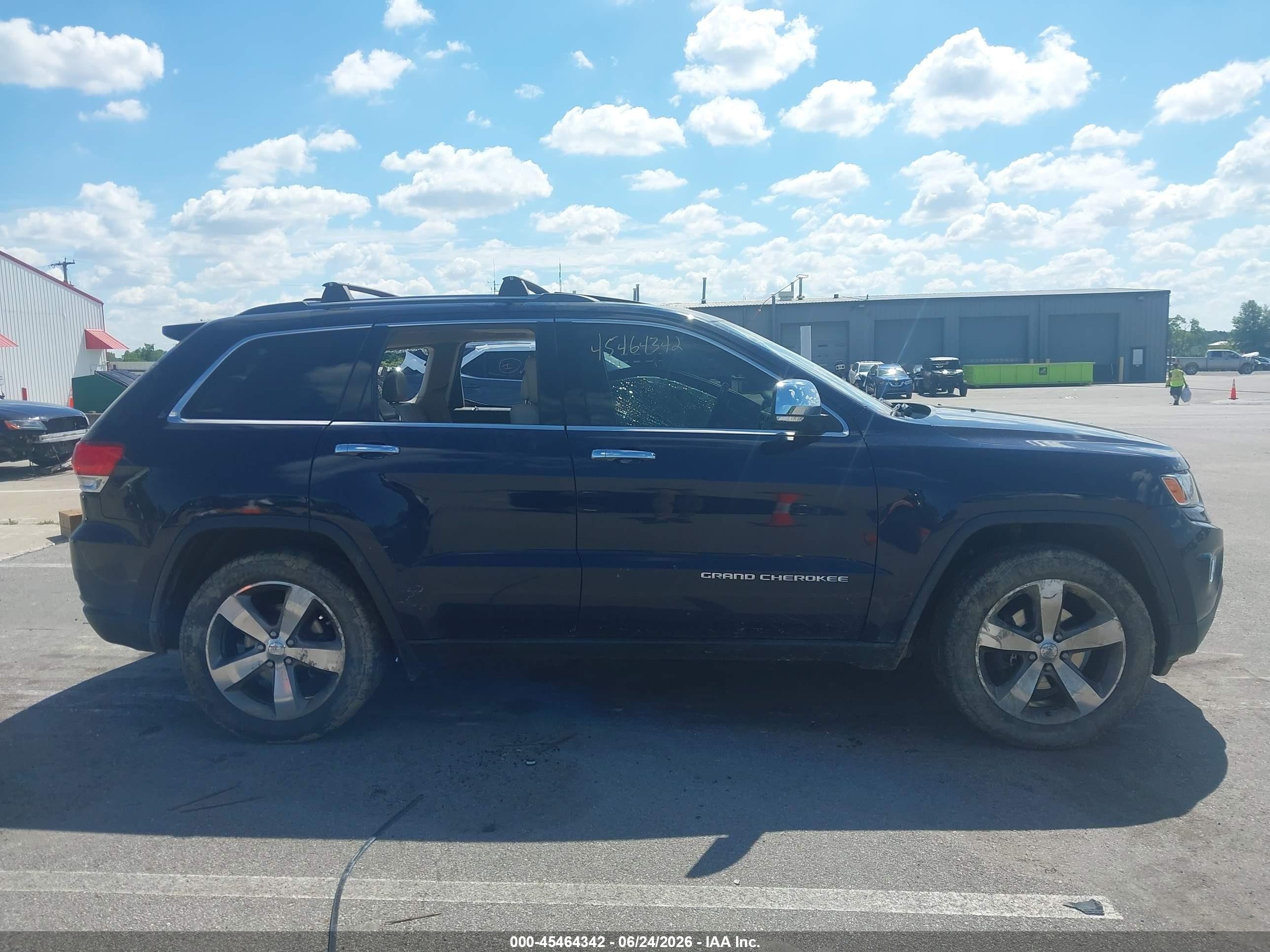 2014 Jeep Grand Cherokee Limited Blue vin: 1C4RJFBG5EC363479