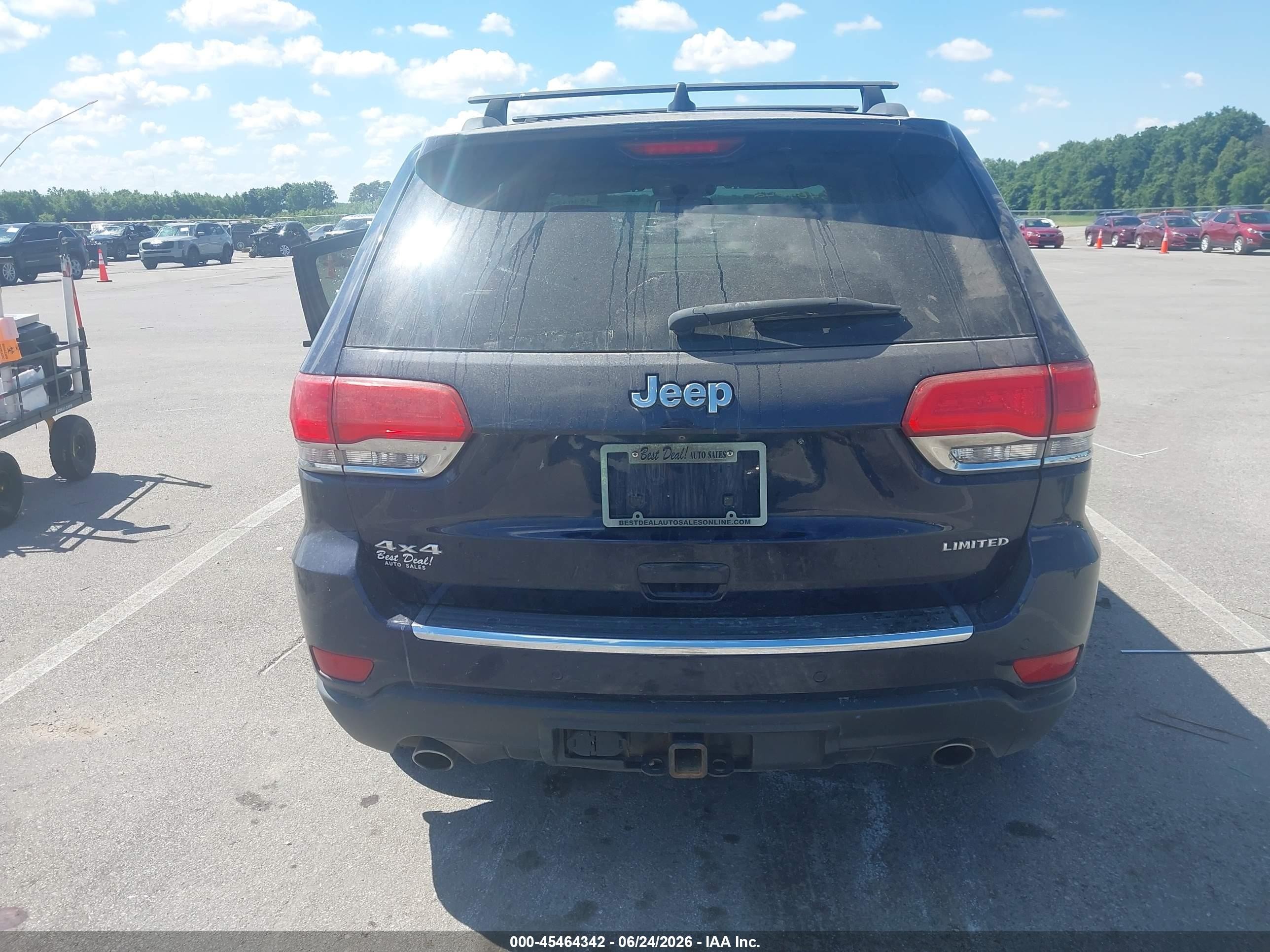 2014 Jeep Grand Cherokee Limited Blue vin: 1C4RJFBG5EC363479