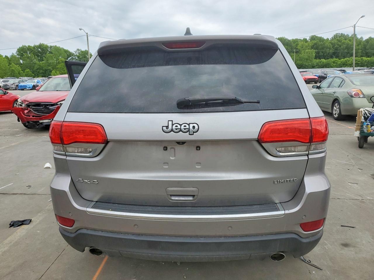 2014 Jeep Grand Cherokee Limited Silver vin: 1C4RJFBG5EC376703