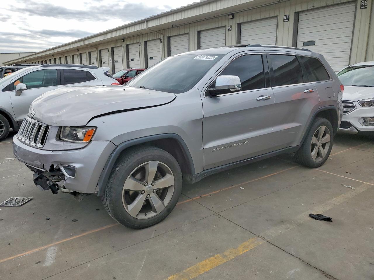 2014 Jeep Grand Cherokee Limited Silver vin: 1C4RJFBG5EC376703
