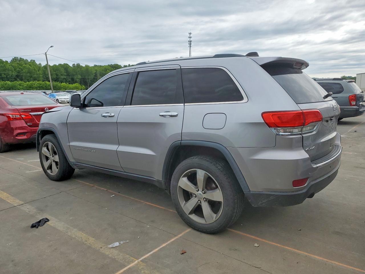 2014 Jeep Grand Cherokee Limited Silver vin: 1C4RJFBG5EC376703