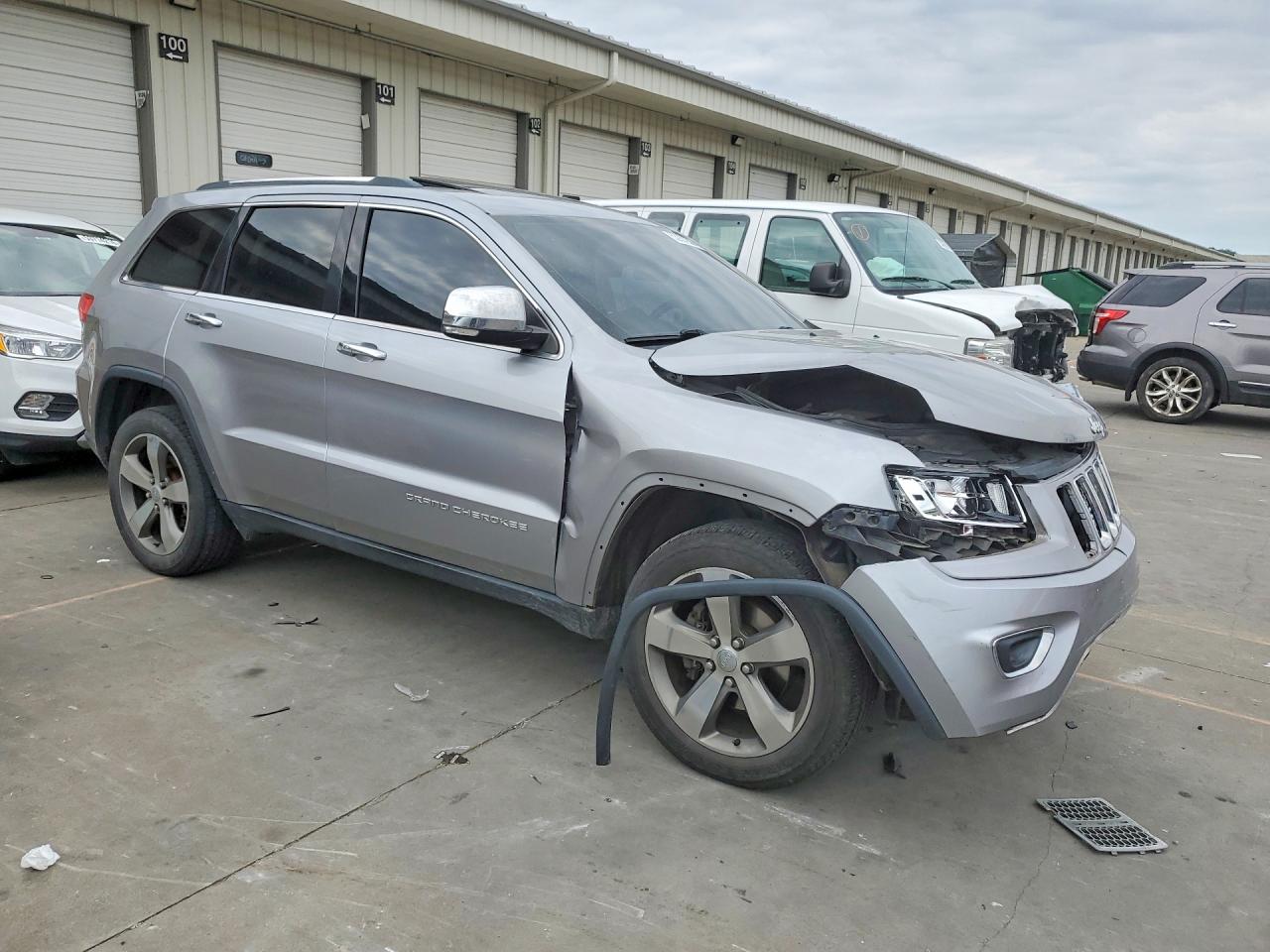 2014 Jeep Grand Cherokee Limited Silver vin: 1C4RJFBG5EC376703