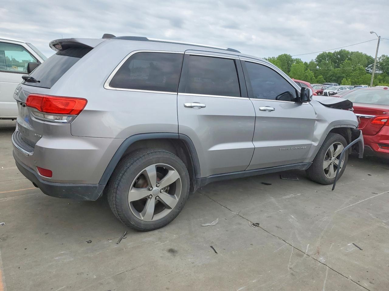2014 Jeep Grand Cherokee Limited Silver vin: 1C4RJFBG5EC376703