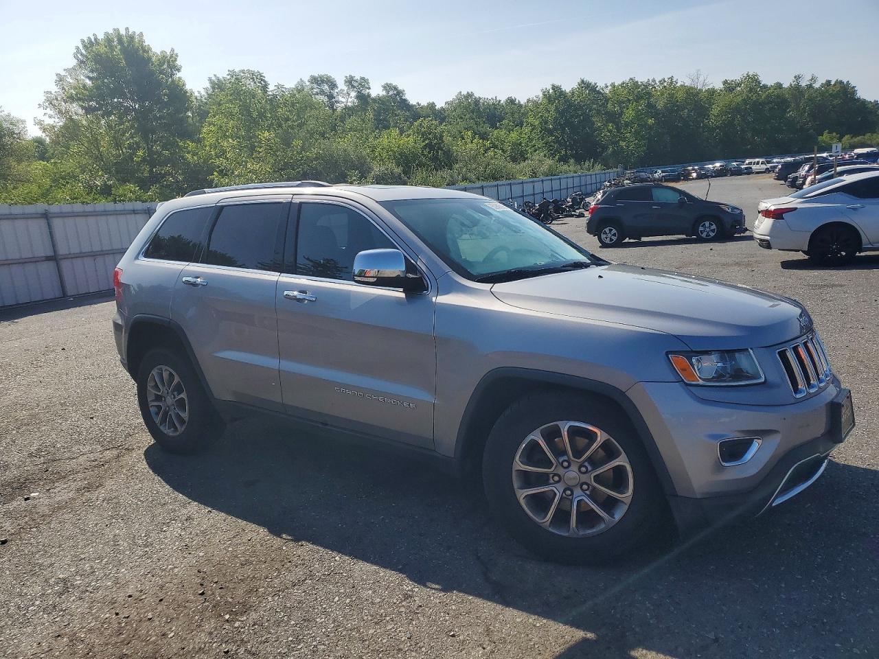 2014 Jeep Grand Cherokee Limited Silver vin: 1C4RJFBG5EC376961